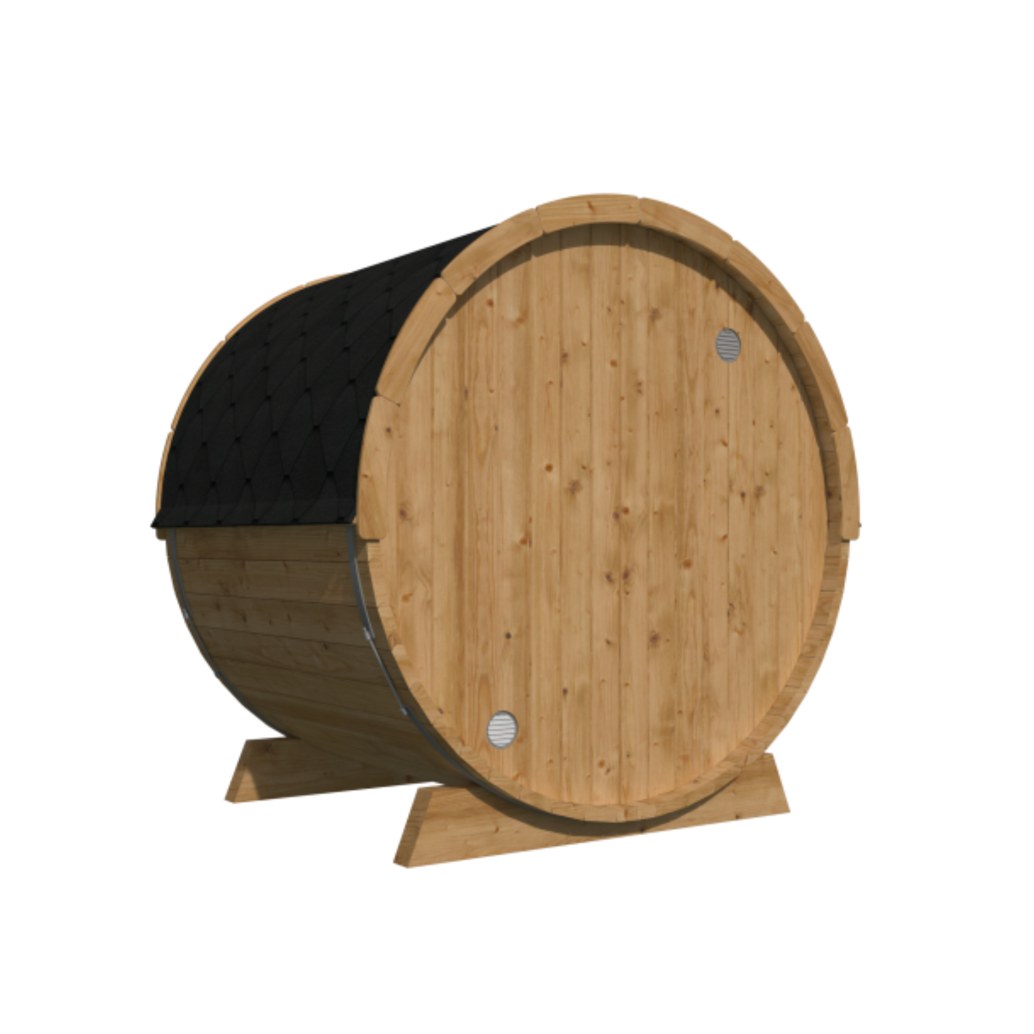 Saunabarrel Ø205 x 160 cm 42 mm Thermowood