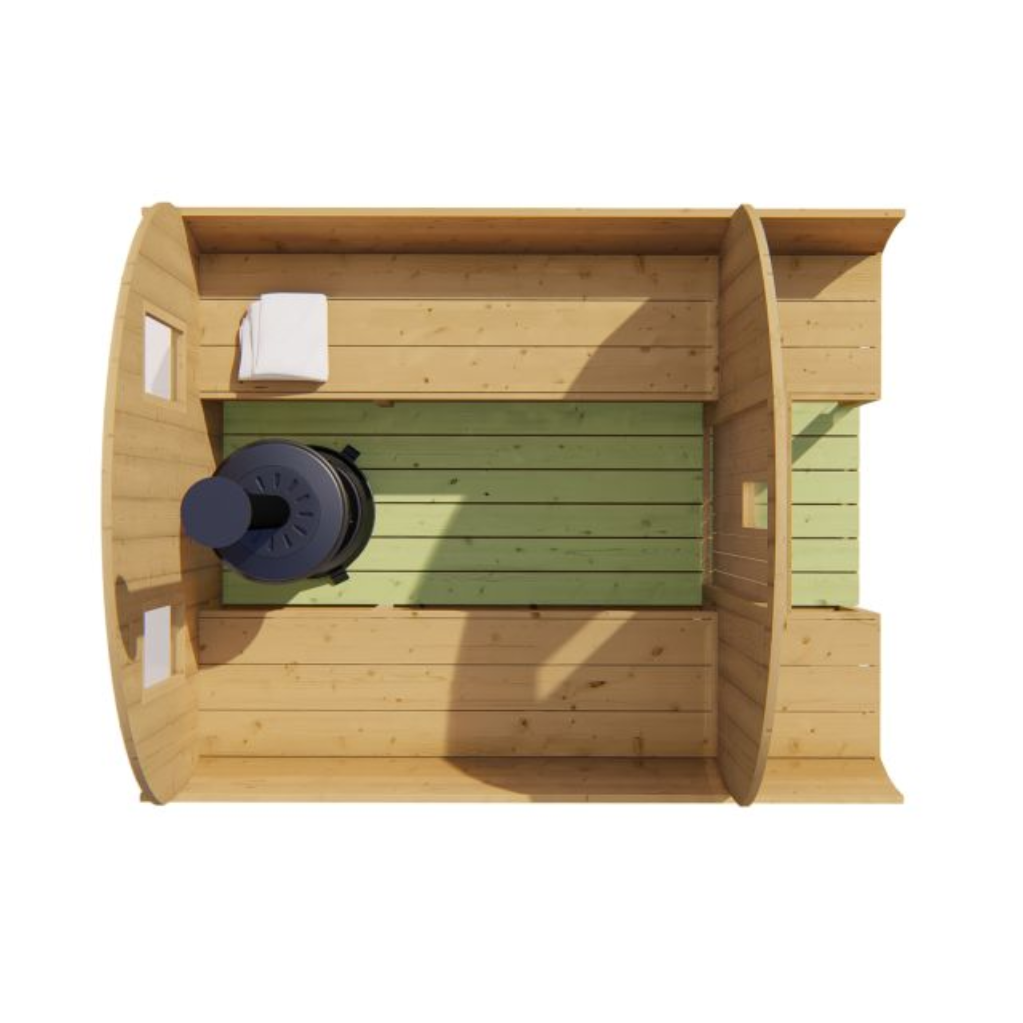 Saunabarrel Ø205 x 250 cm 42 mm Thermowood