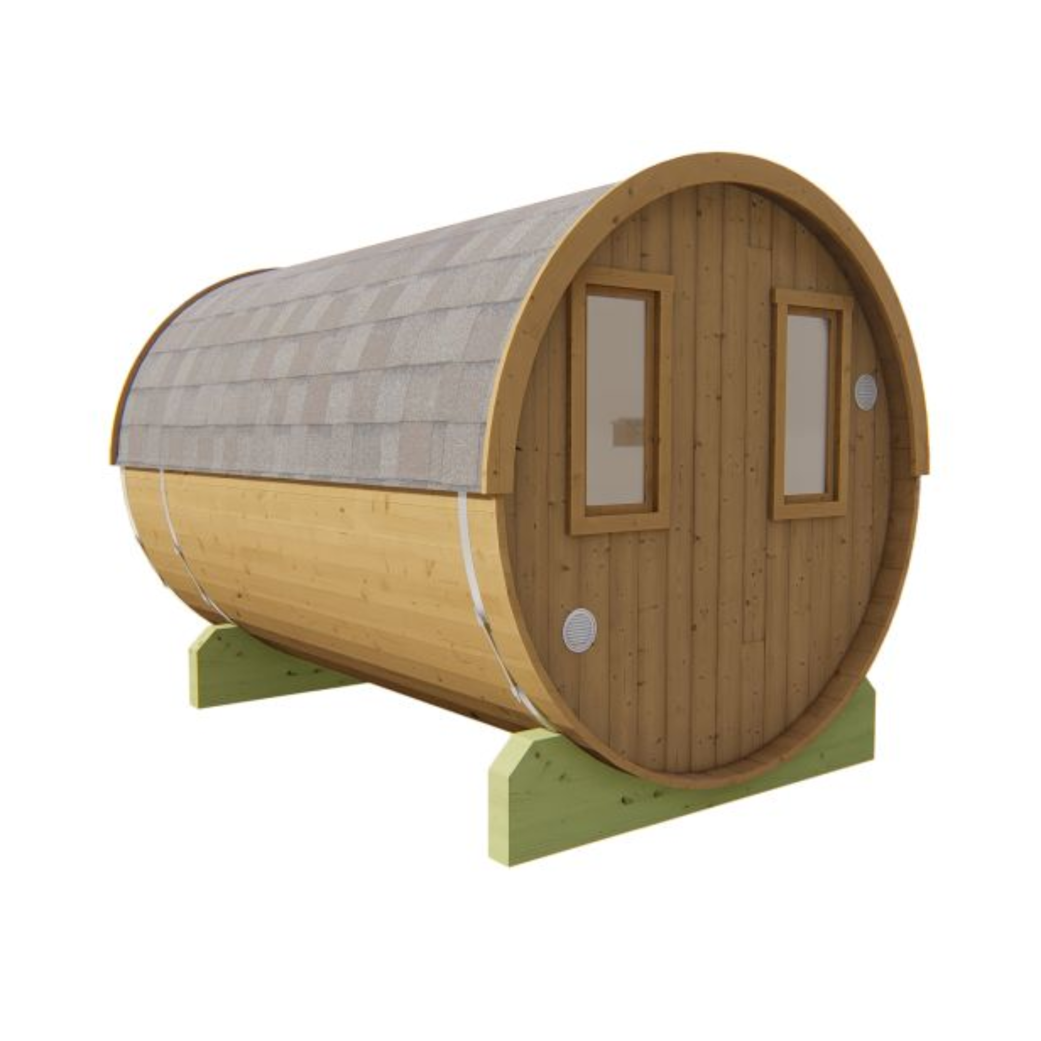 Saunabarrel Ø205 x 300 cm 42 mm Thermowood