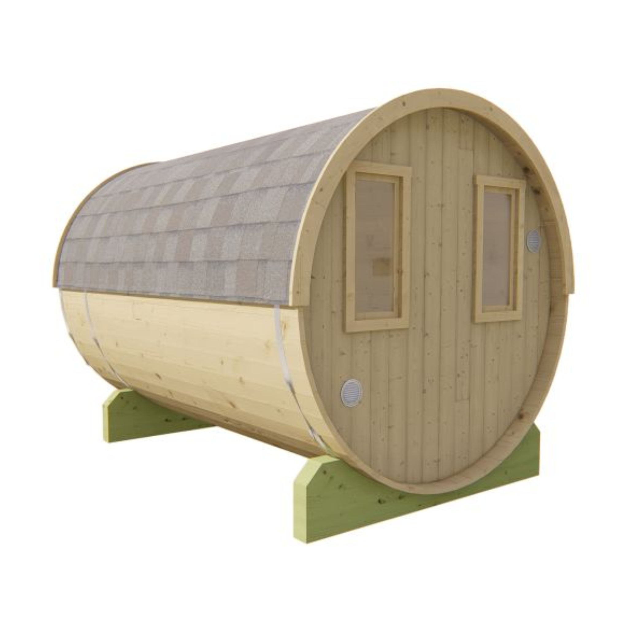 Saunabarrel Ø205 x 300 cm 38 mm onbehandeld vuren