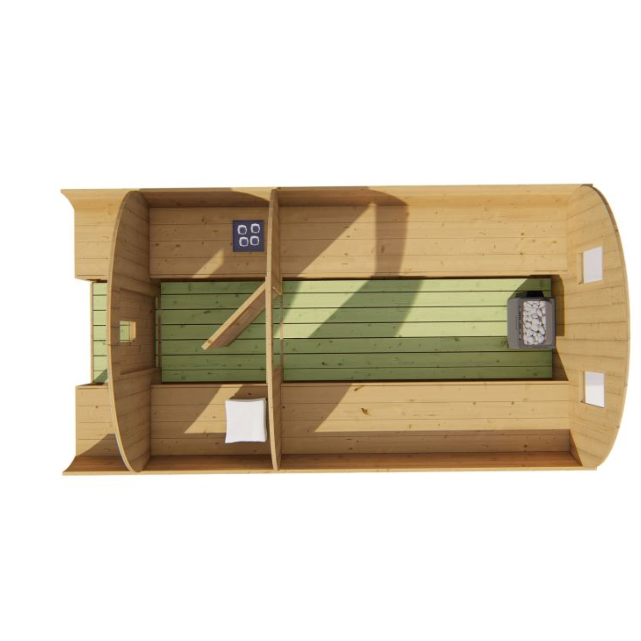 Saunabarrel Ø205 x 400 cm 42 mm Thermowood