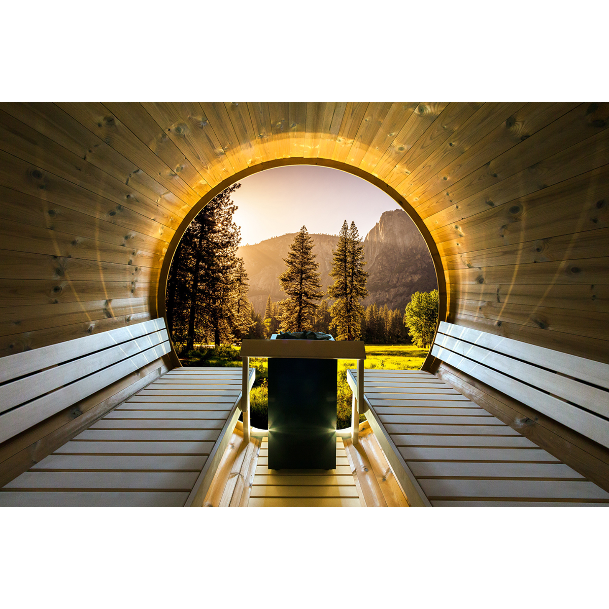 Barrelsauna Kaski 180 View 2,20 / 1,80