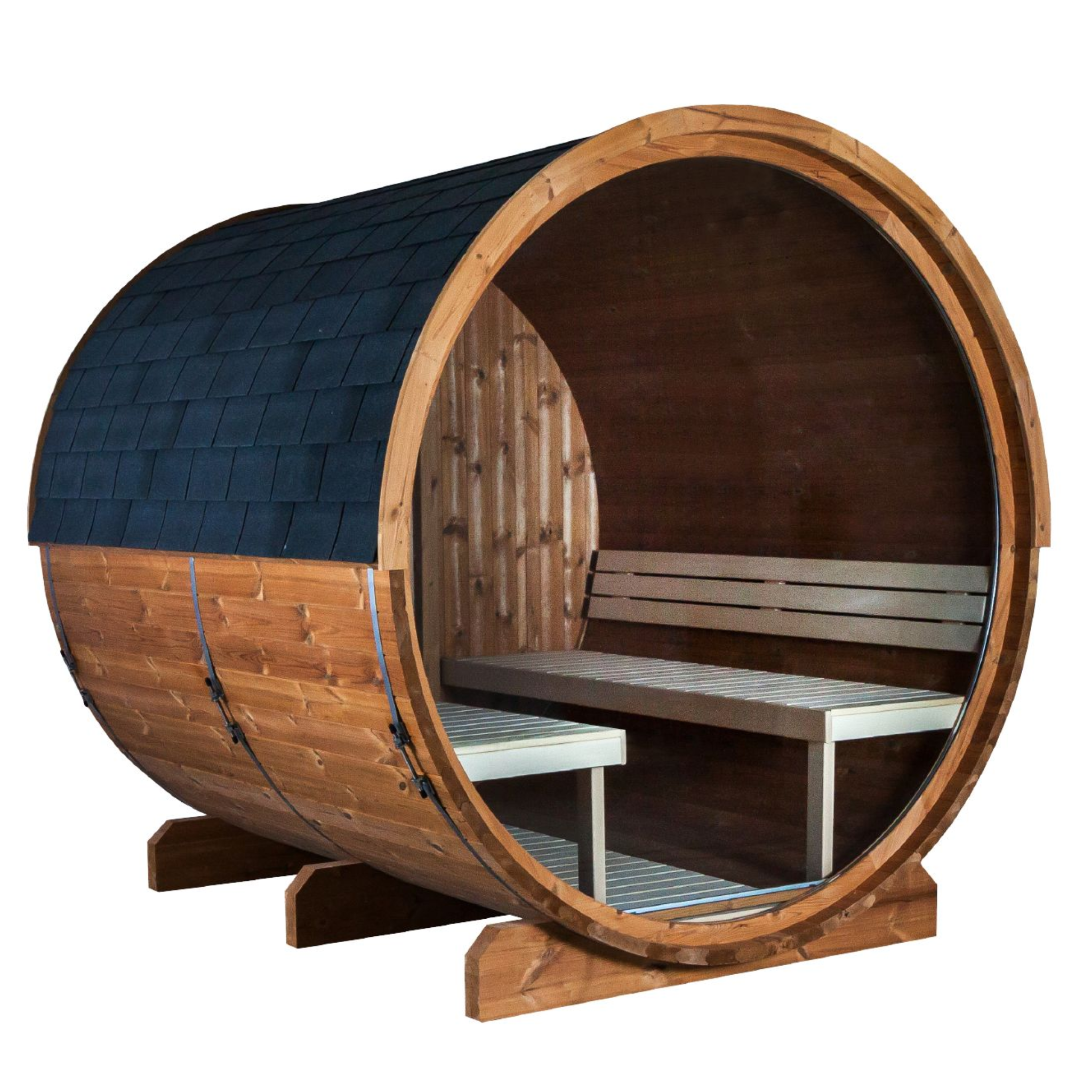 Barrelsauna Kaski 240 View Canopy 2,20 / 2,40