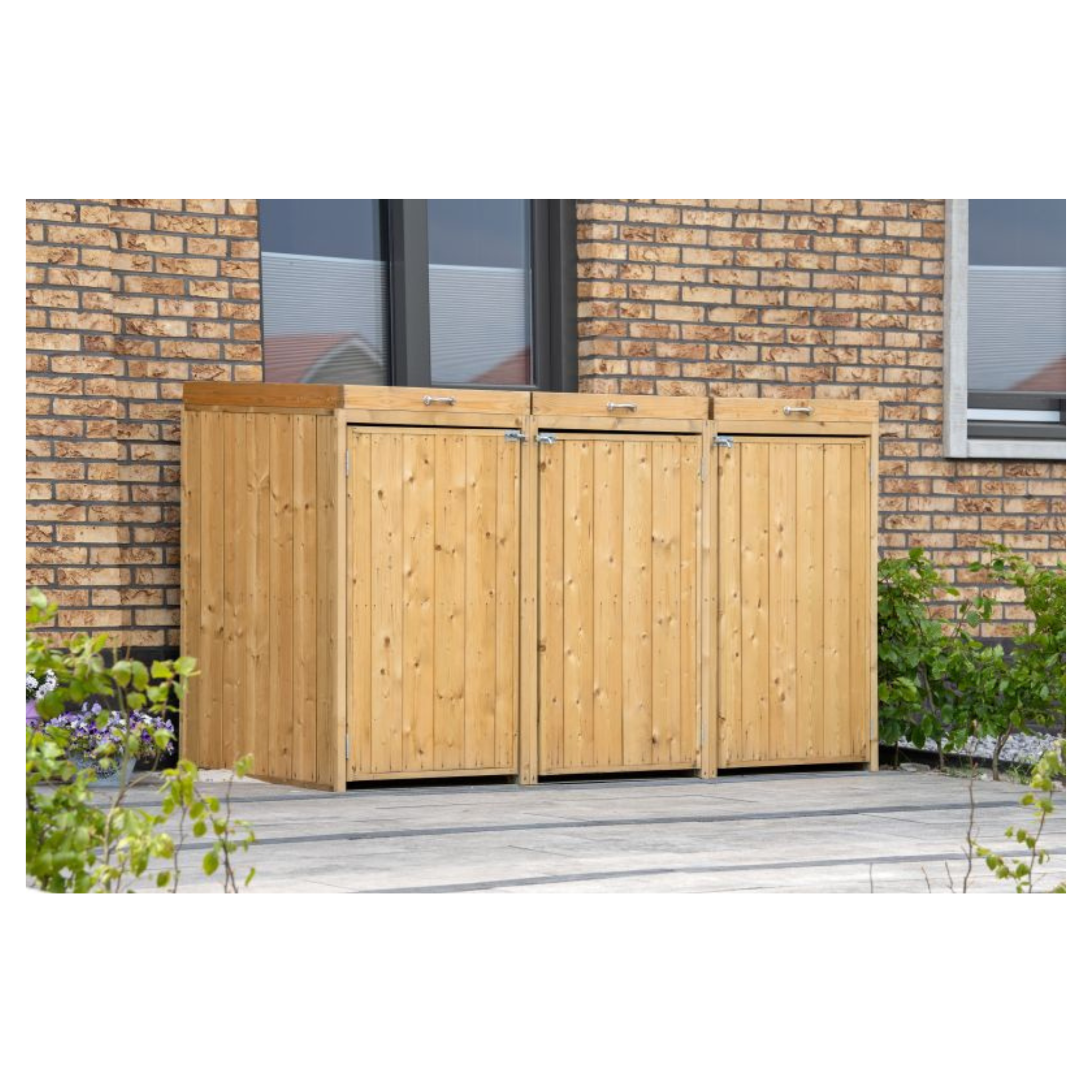 Containerberging vuren groen geïmpregneerd Triple B213 x D80 x H116,5 cm