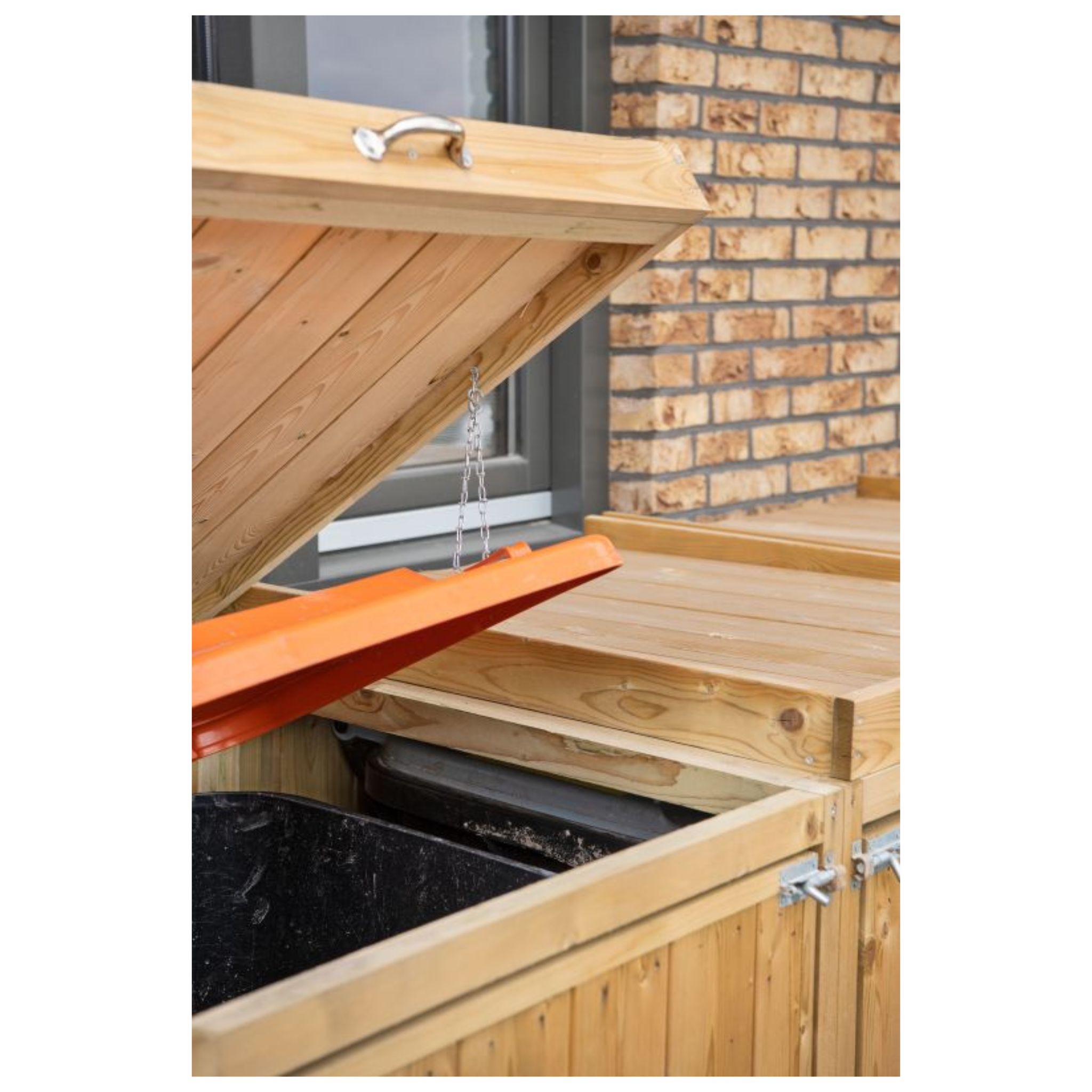 Containerberging vuren groen geïmpregneerd Triple B213 x D80 x H116,5 cm