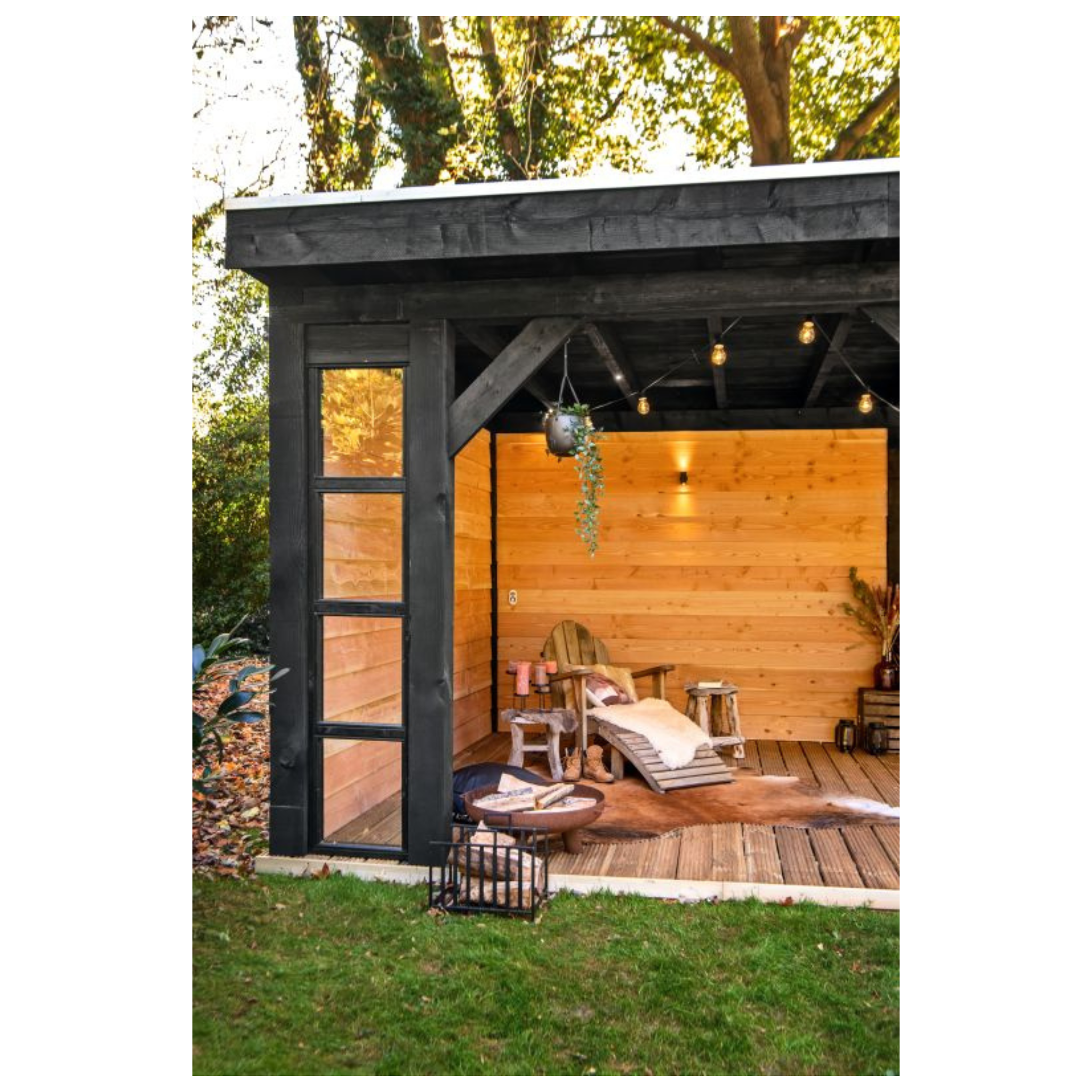 Hardhouten stoel Relax