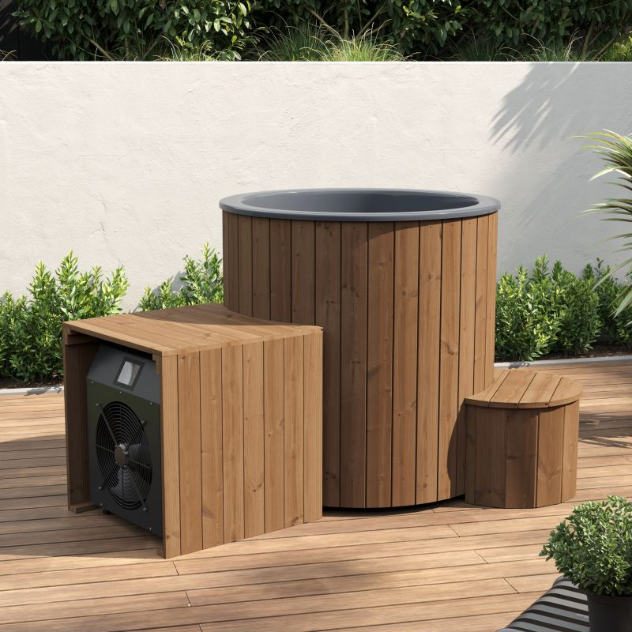 IJsbad Thermisch gemodificeerd Grenen