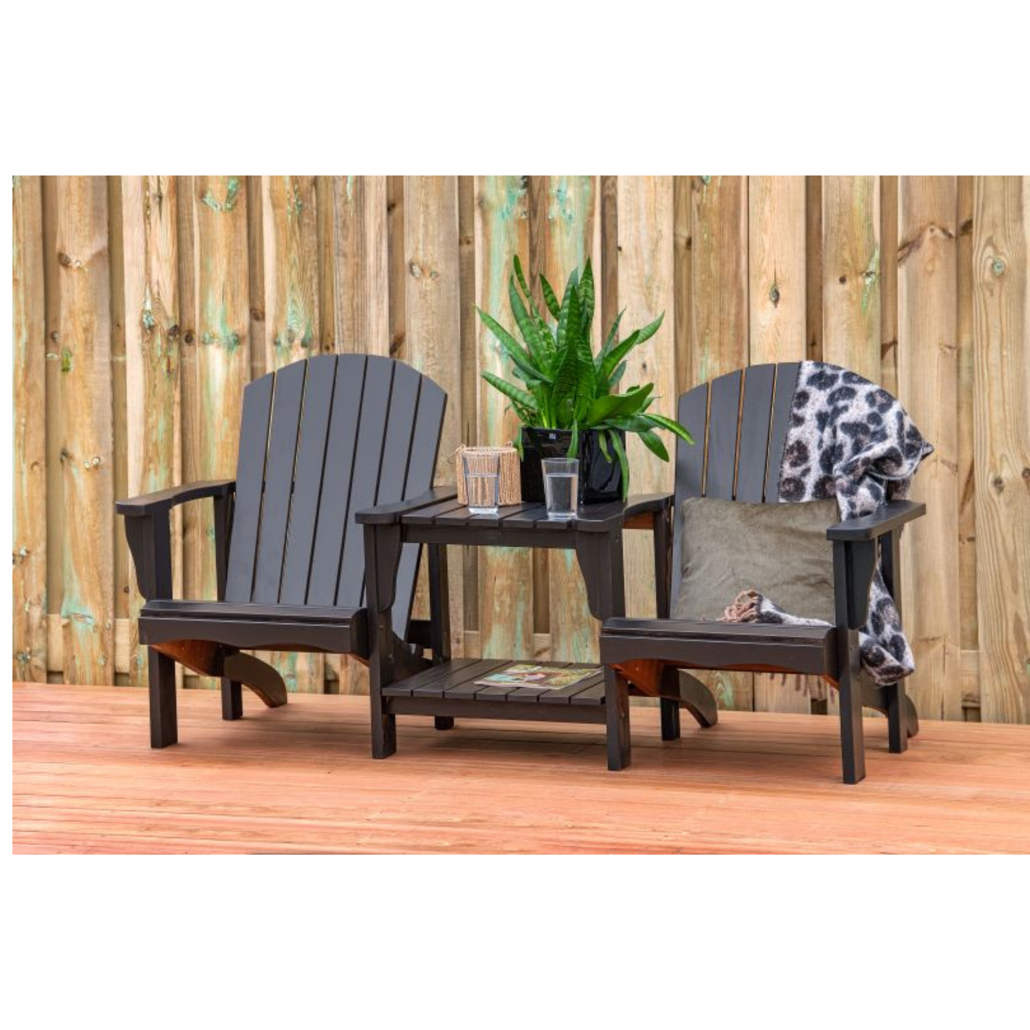 Loveseat Relax, zwart gespoten