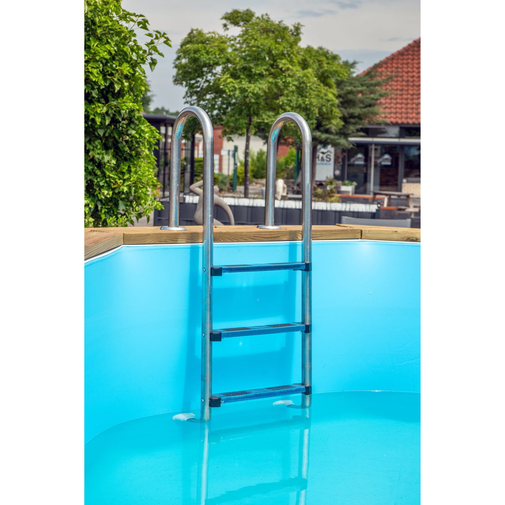 Luxe houten zwembad Kokomo Beach 560 x 517 x 129 cm