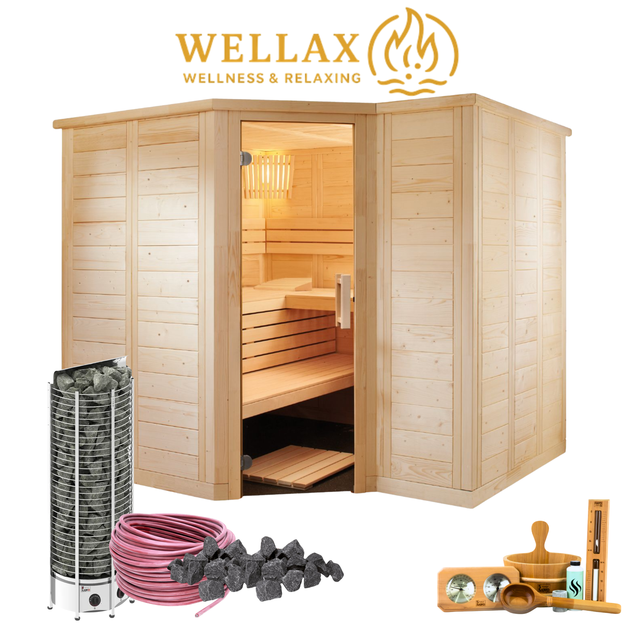 Sauna Polaris Large Bundel