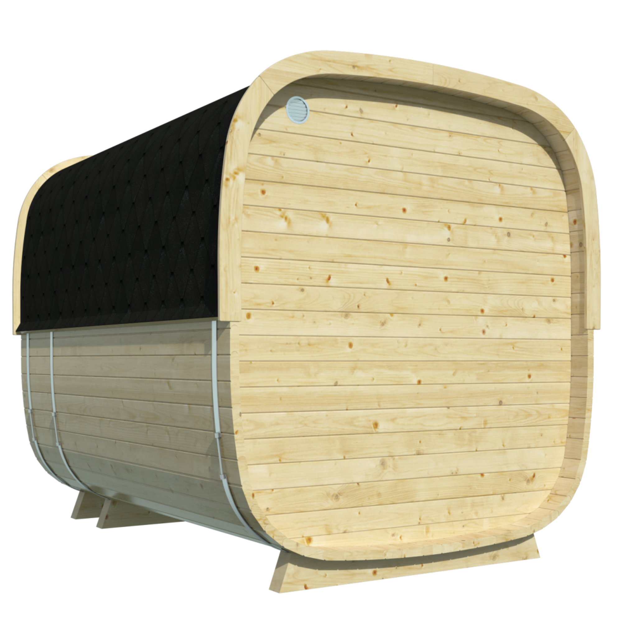 Sauna cube Rovaniemi 280 cm 38 mm onbehandeld