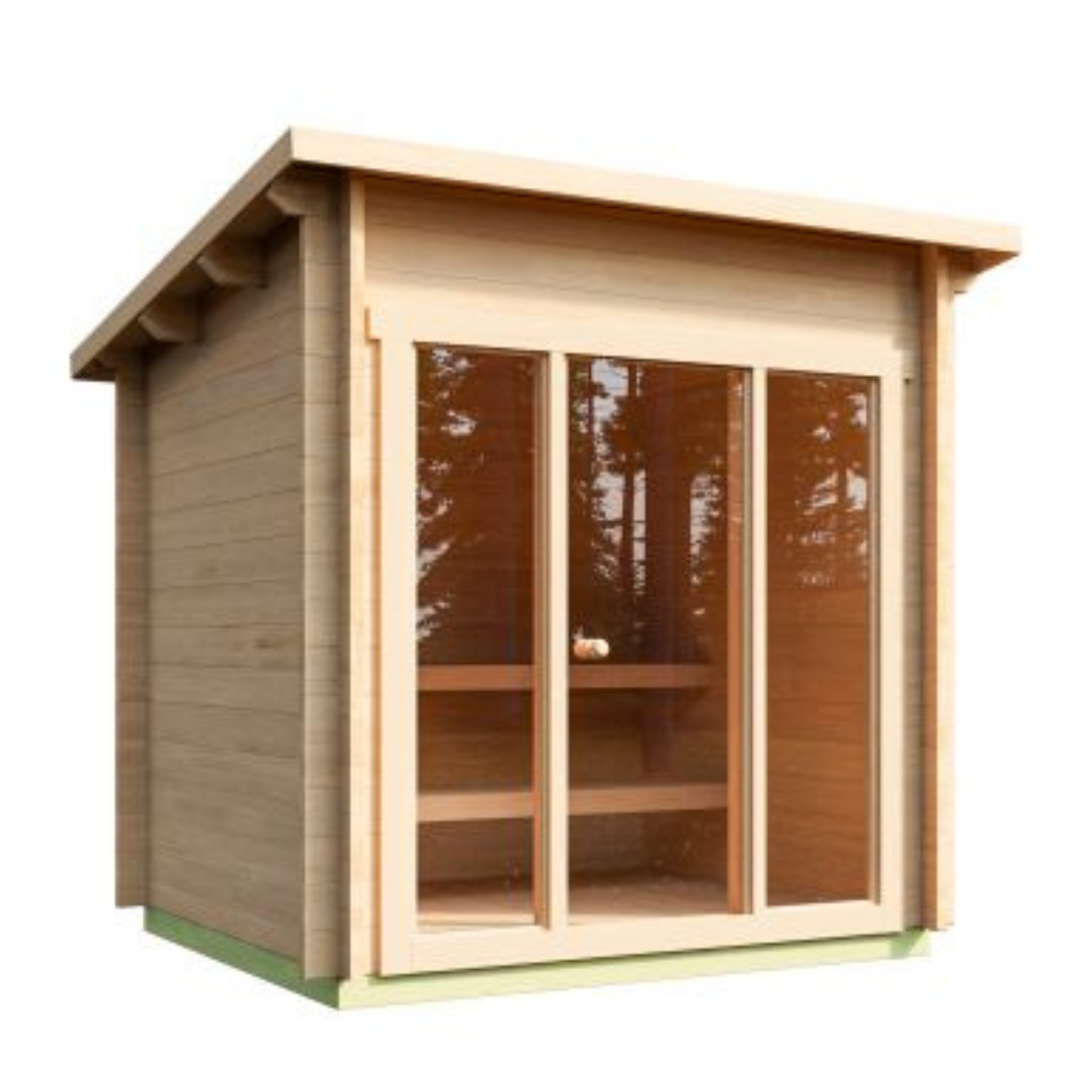 Sauna huis Tampere XXS 40 mm onbehandeld