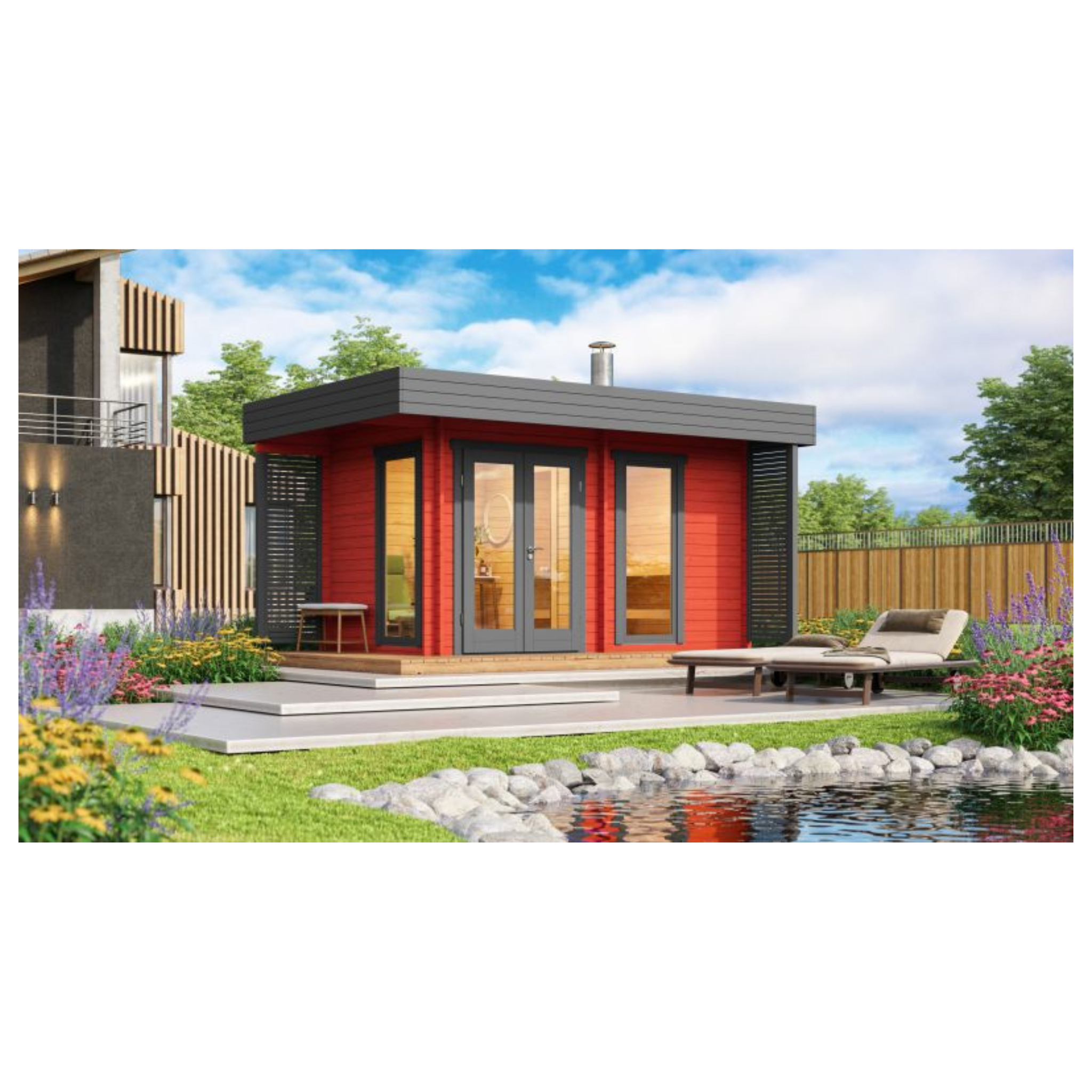 Saunahuis Inari 40 mm