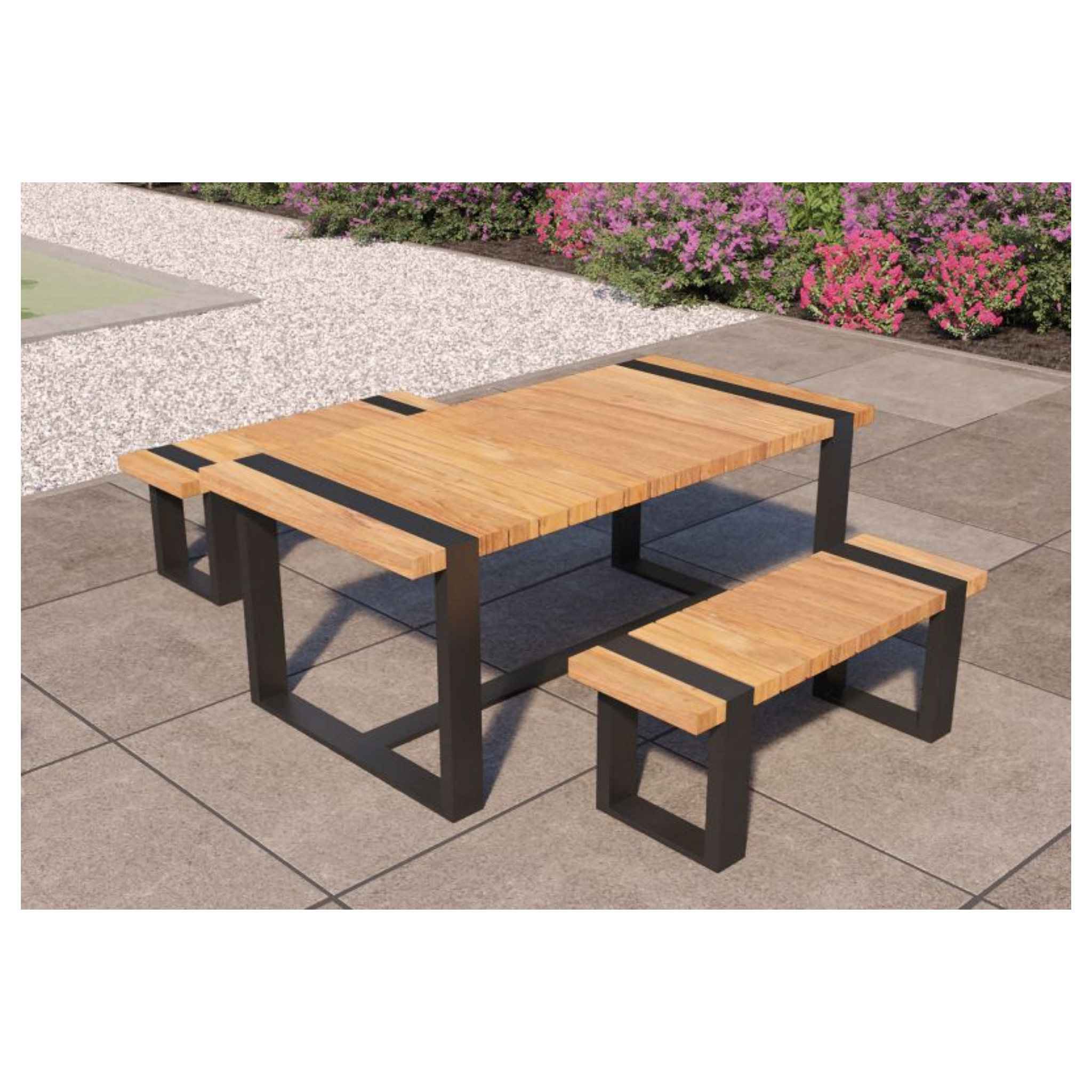 Teak Dinnerset Wellington