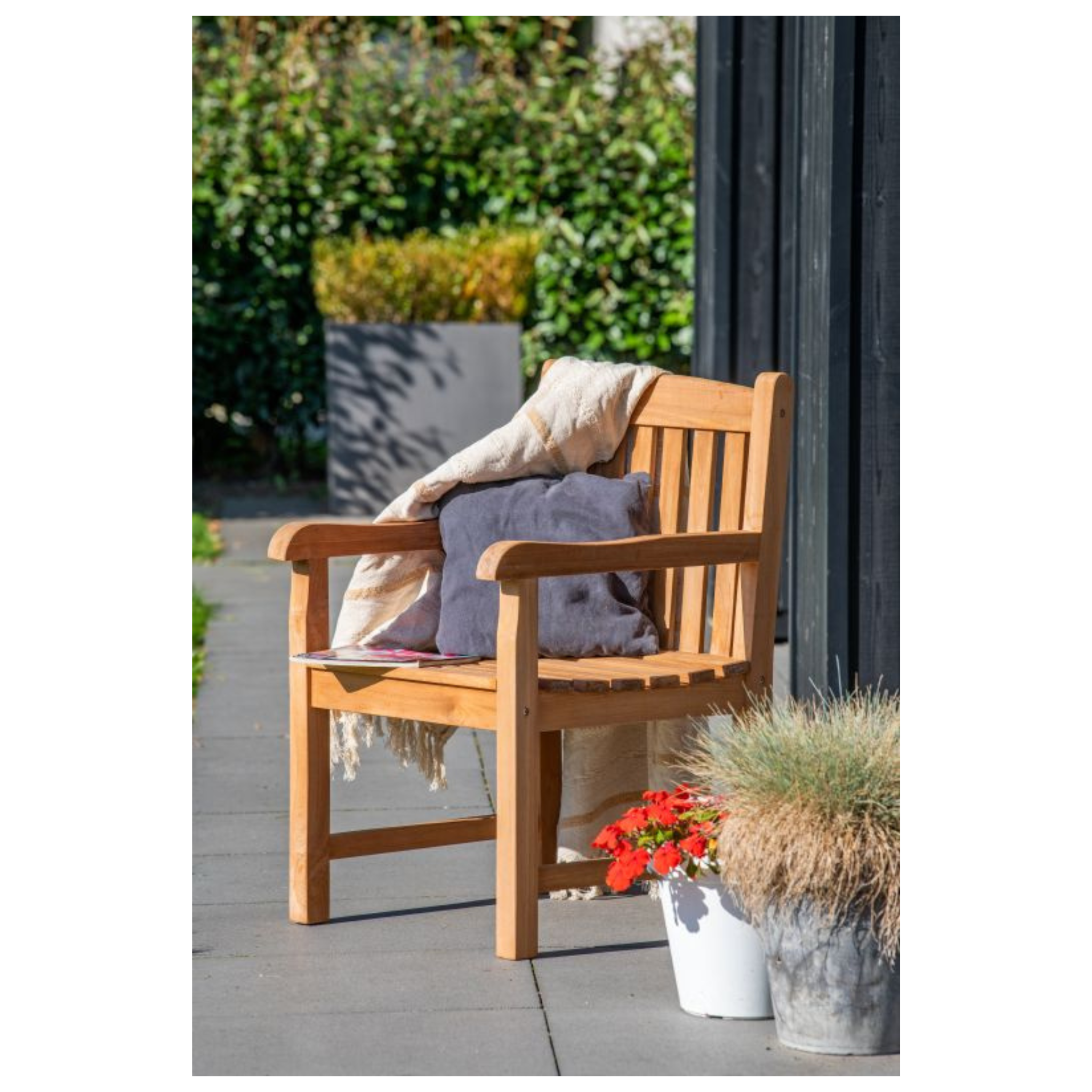 Teak blokstoel Birmingham