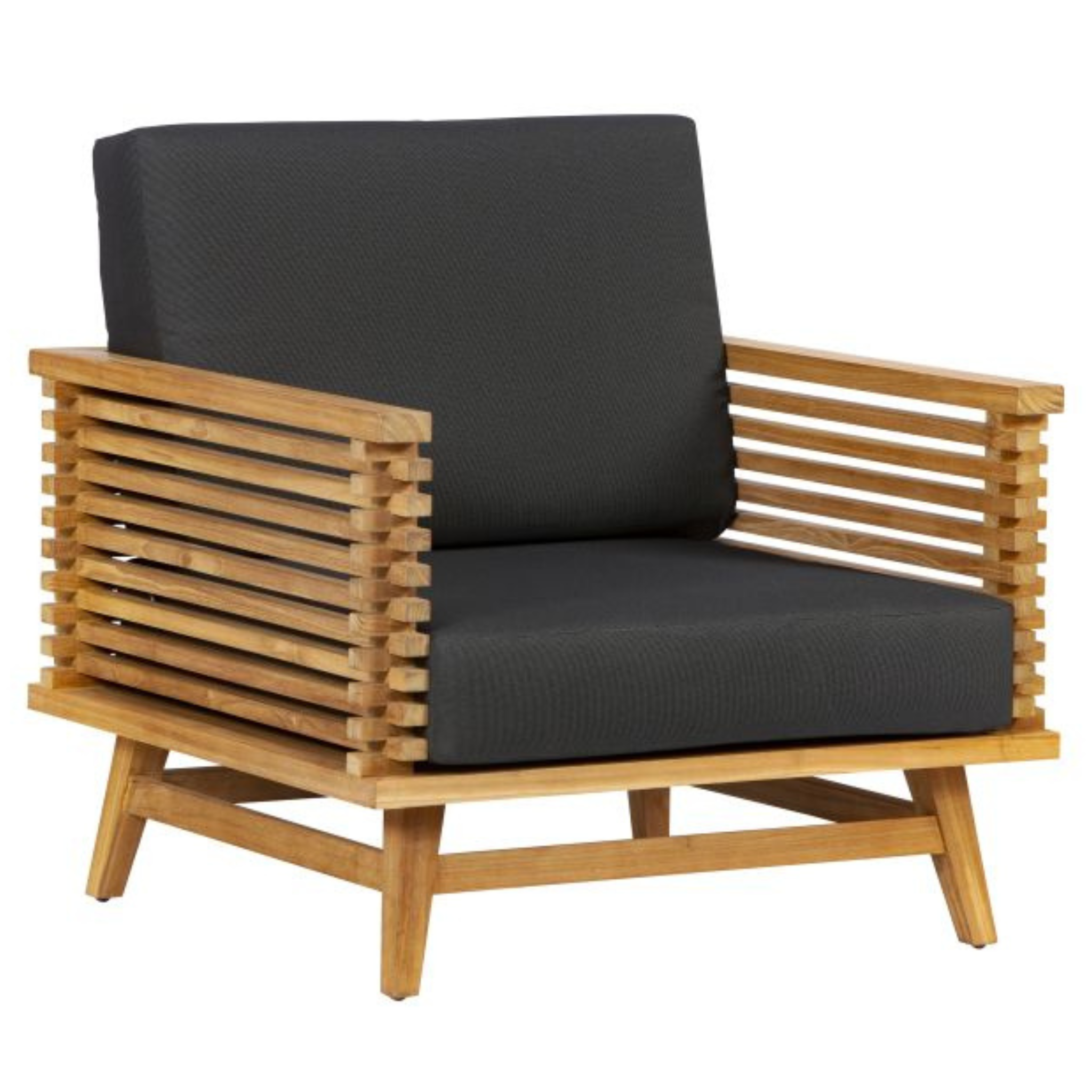 Teak loungeset Riverside fauteuil incl. kussens