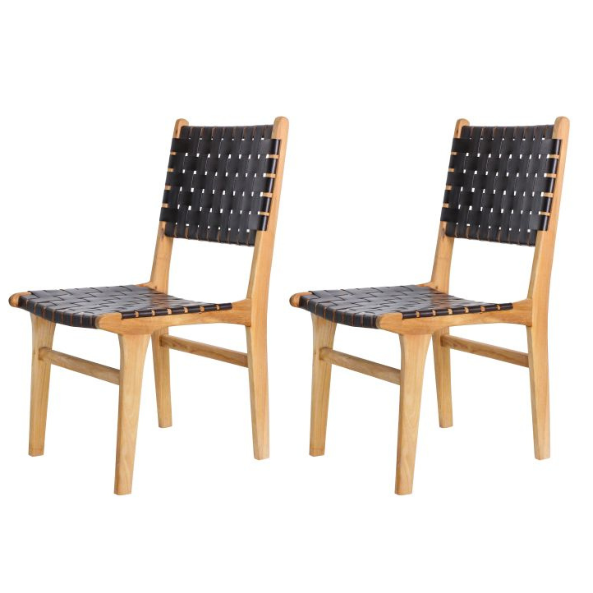 Teak tuinstoel Bantam (set van 2 stoelen)