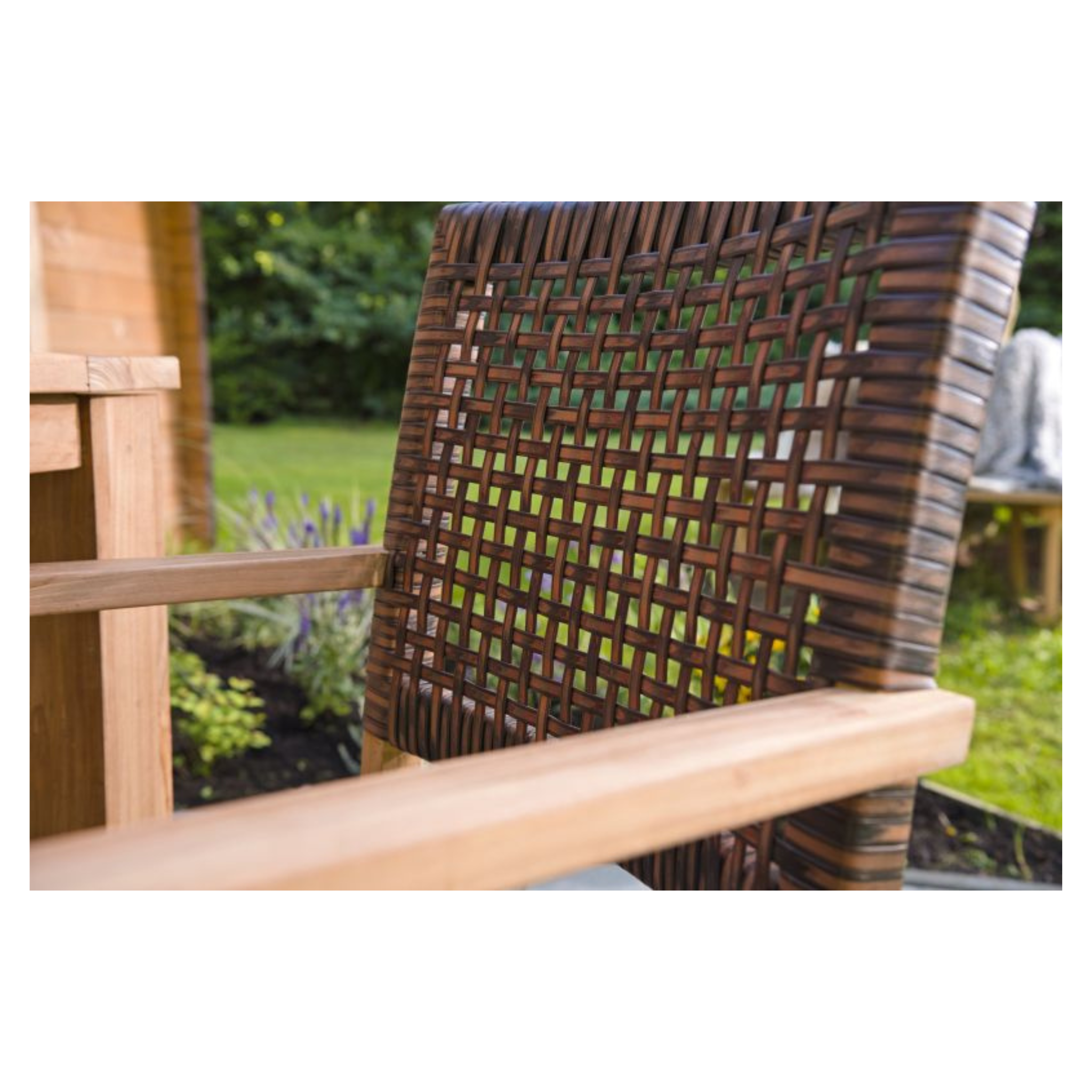 Teak tuinstoel Madiun (set van 2 stoelen)