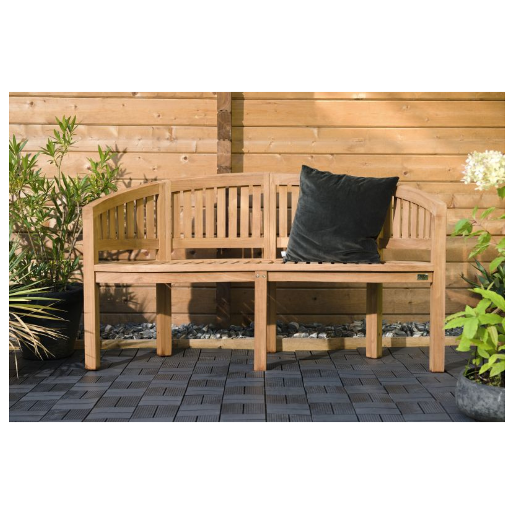 Teakbank Banana 150 cm