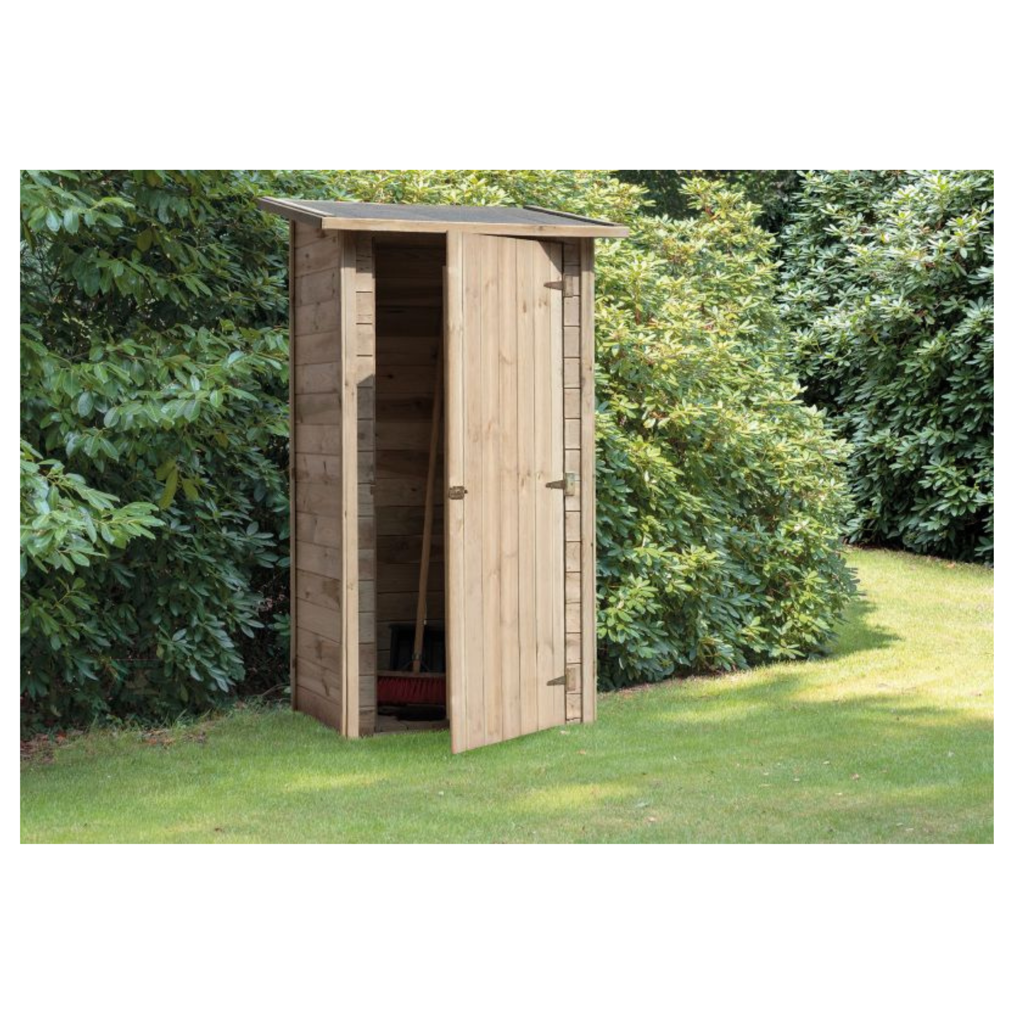 Tuinkast Veluwe vuren groen geïmpregneerd incl. dakleer