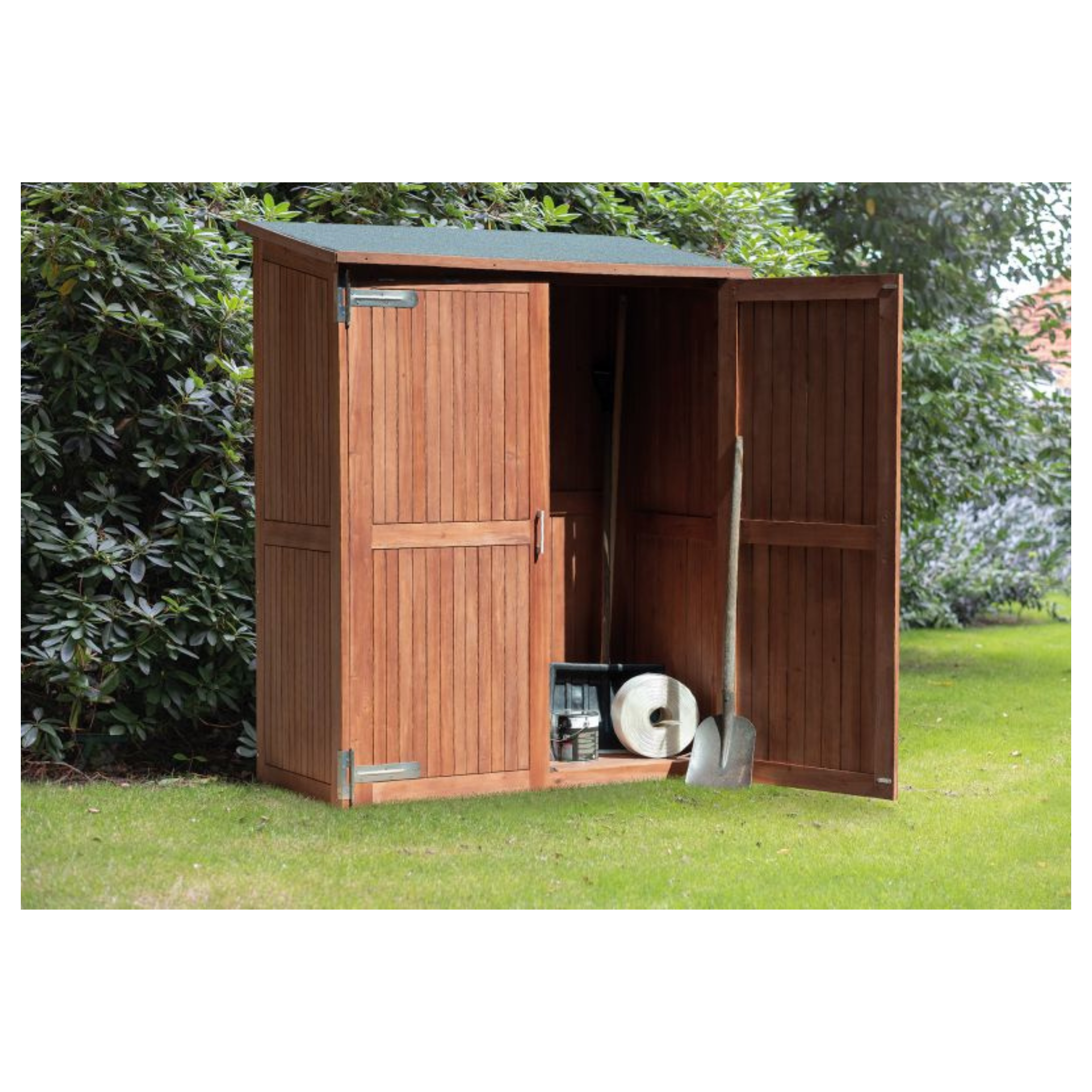 Tuinkast hardhout Montevideo incl. dakleer