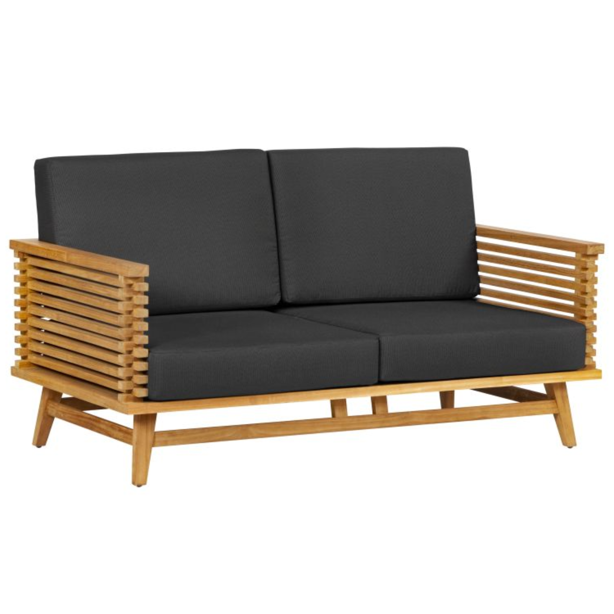 Teak loungeset Riverside 2-zits bank incl. kussens