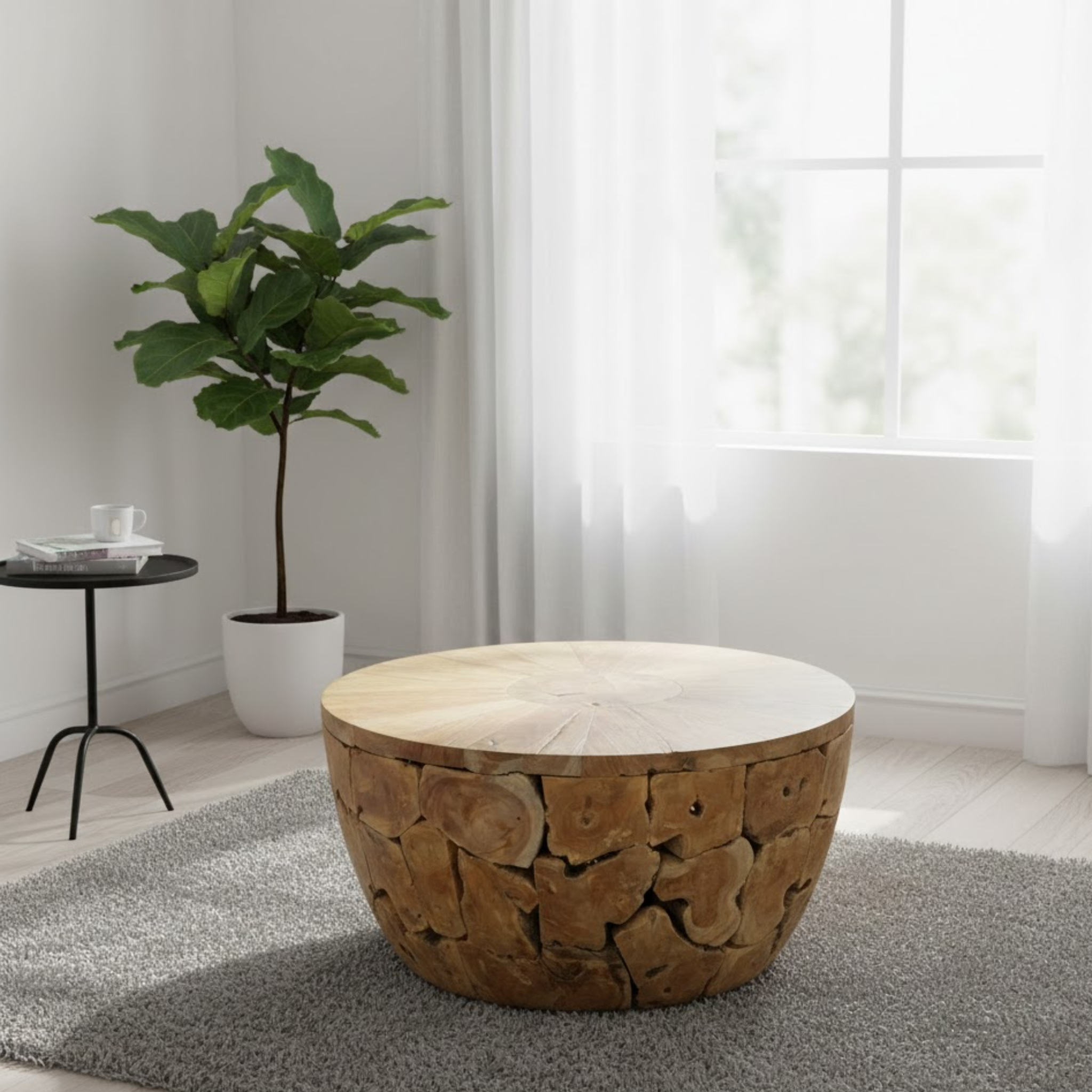 Salontafel Pandu teakhout 60cm