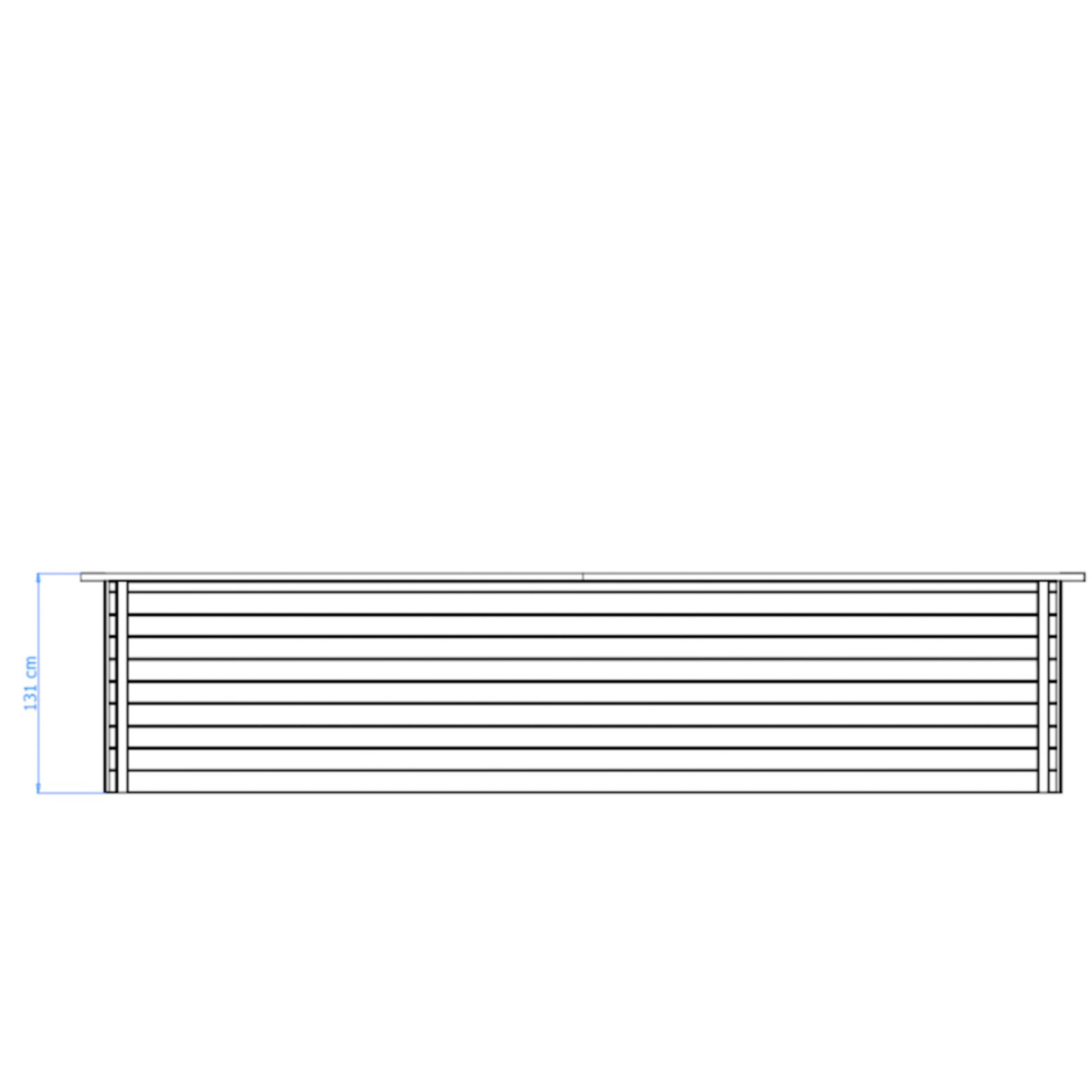 Luxe houten zwembad Playa Lagun 600 x 419 x 131 cm
