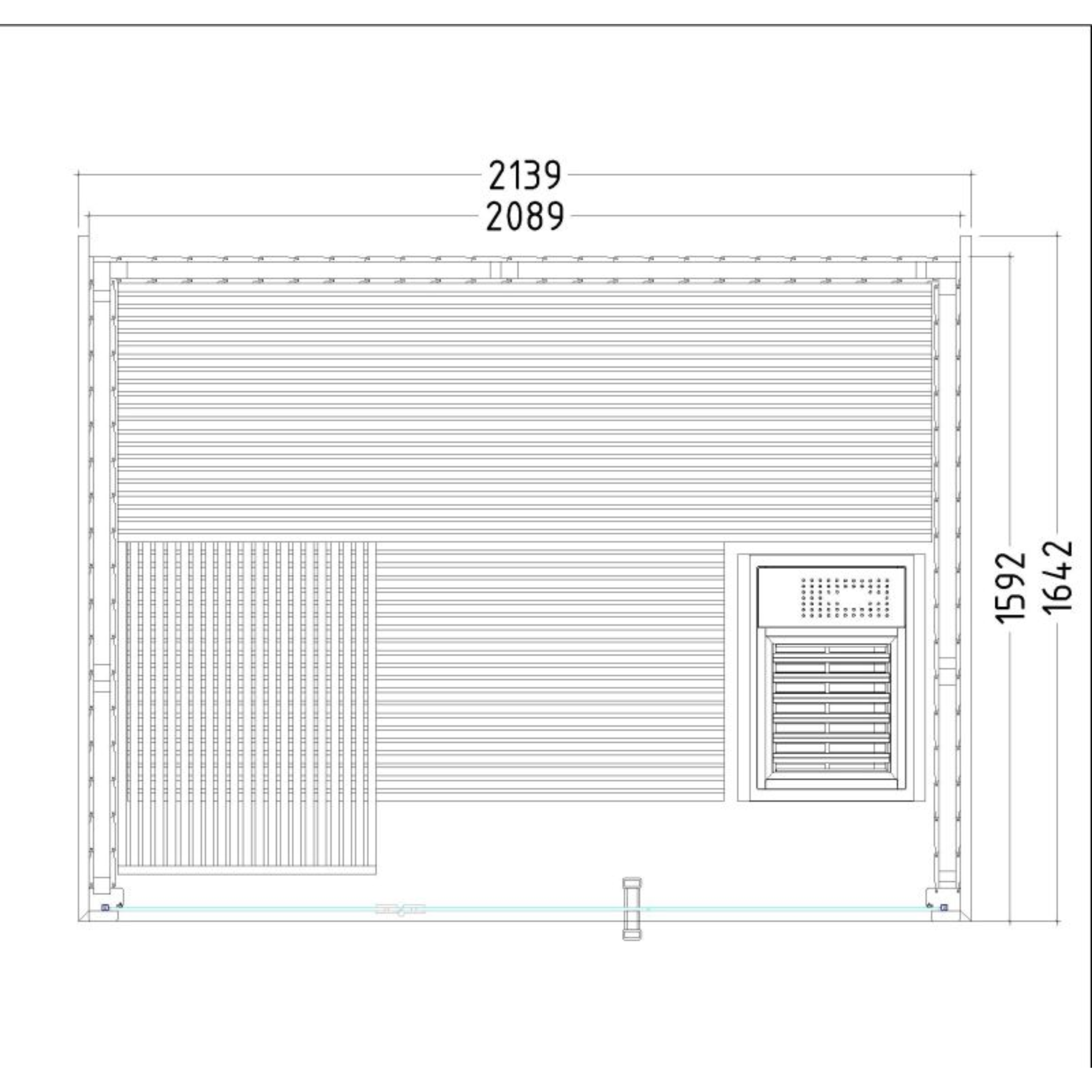 Binnensauna Panorama L