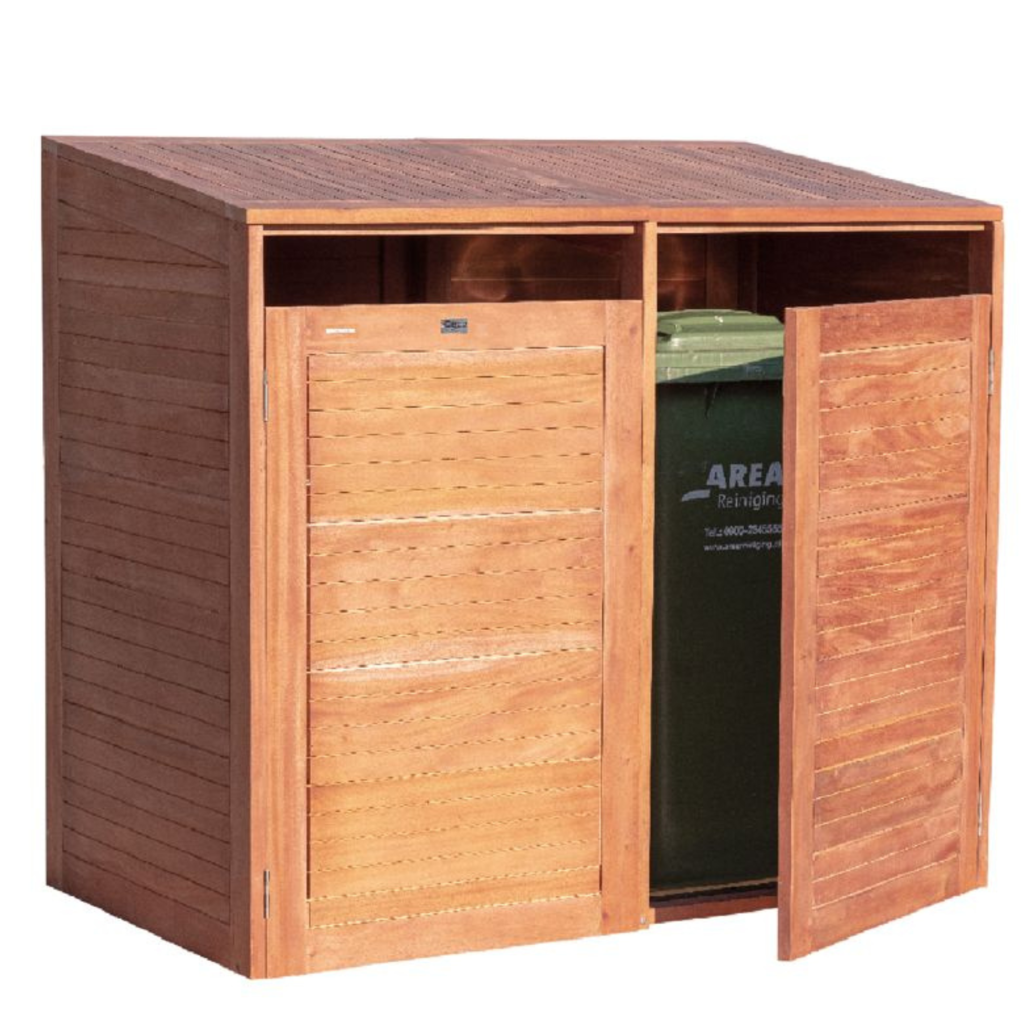 Containerberging hardhout Dubbel