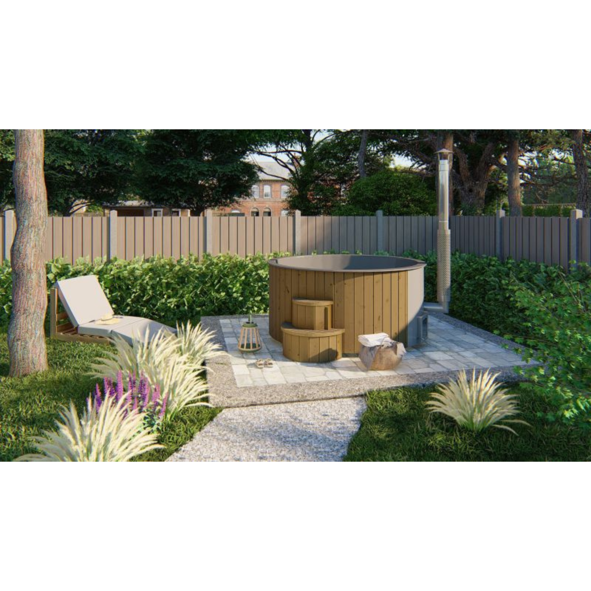 Hottub Deluxe XL ø220 cm Thermowood