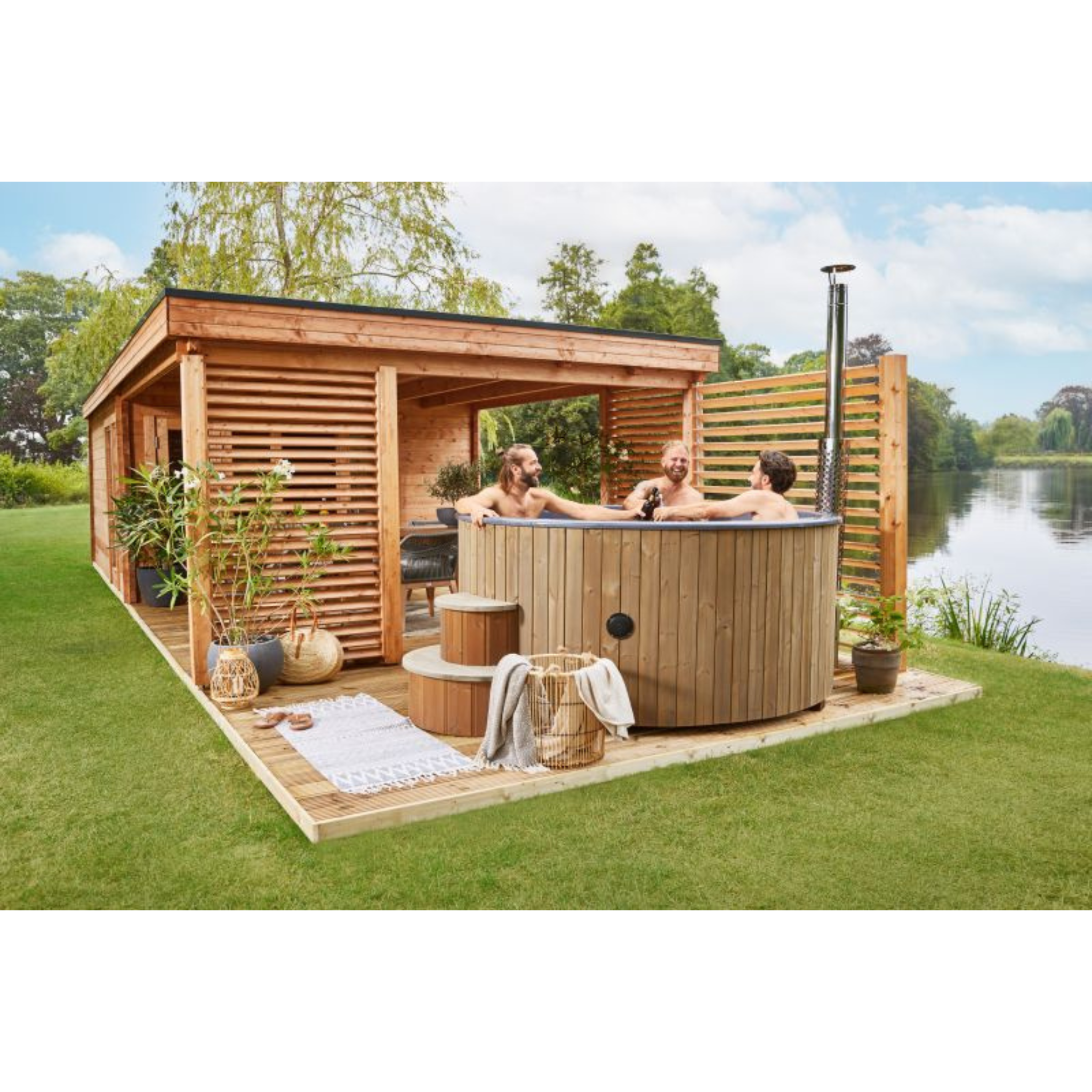 Hottub Deluxe ø200 cm Thermowood