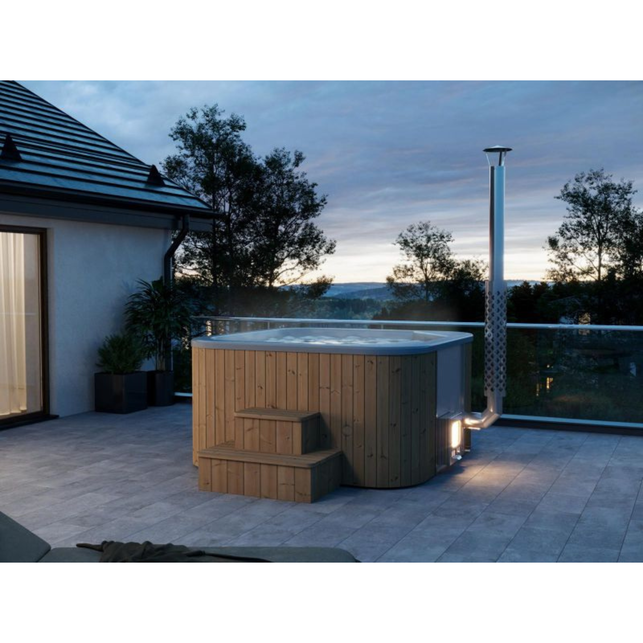Hottub Deluxe vierkant