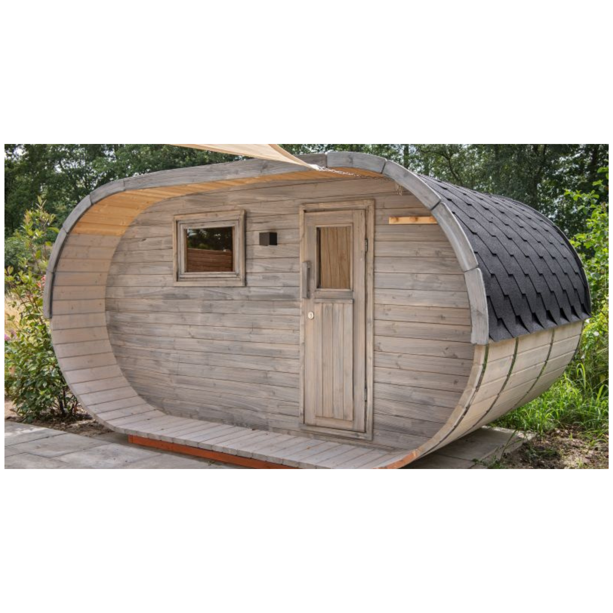 Sauna Oval 38 mm onbehandeld
