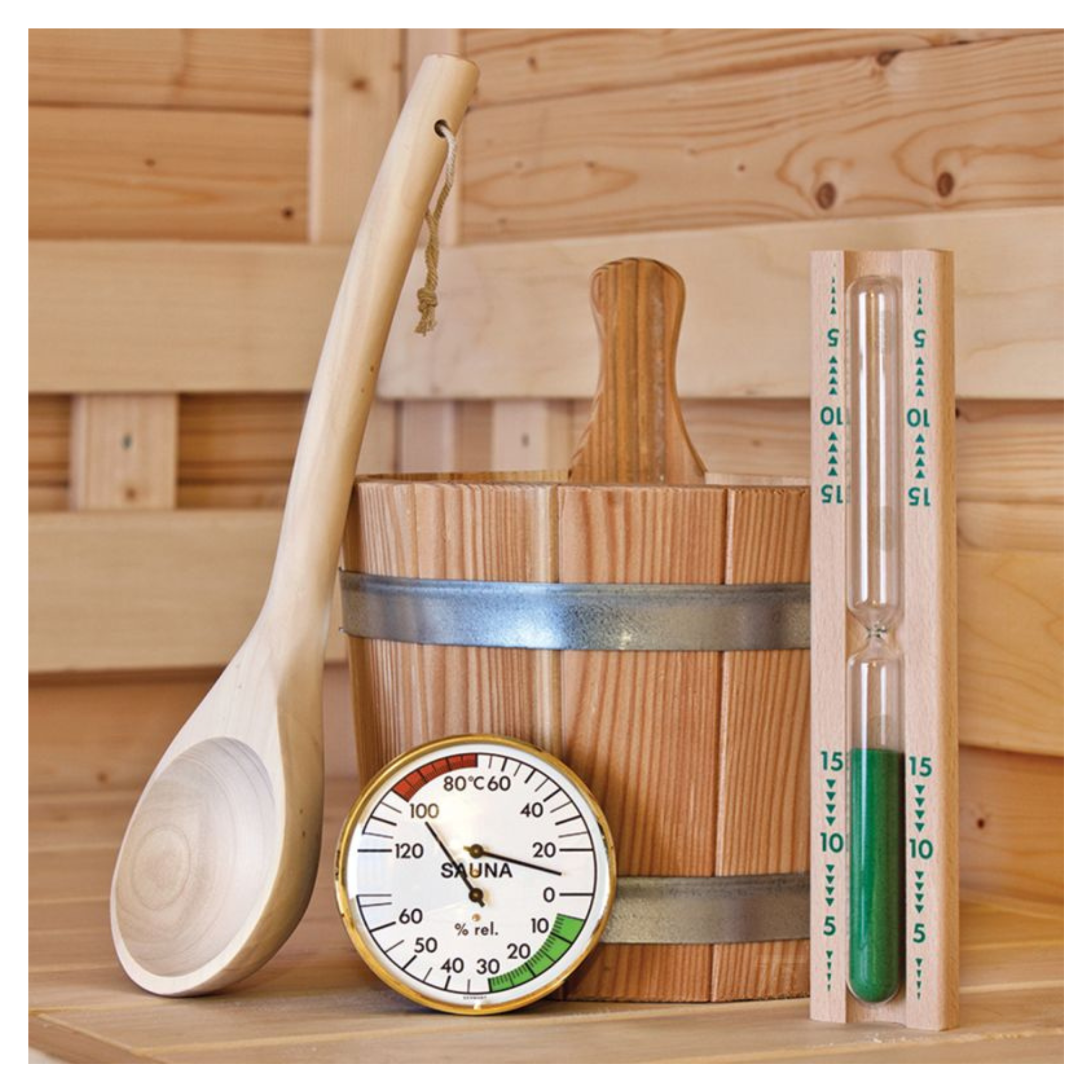 Sauna accessoire set