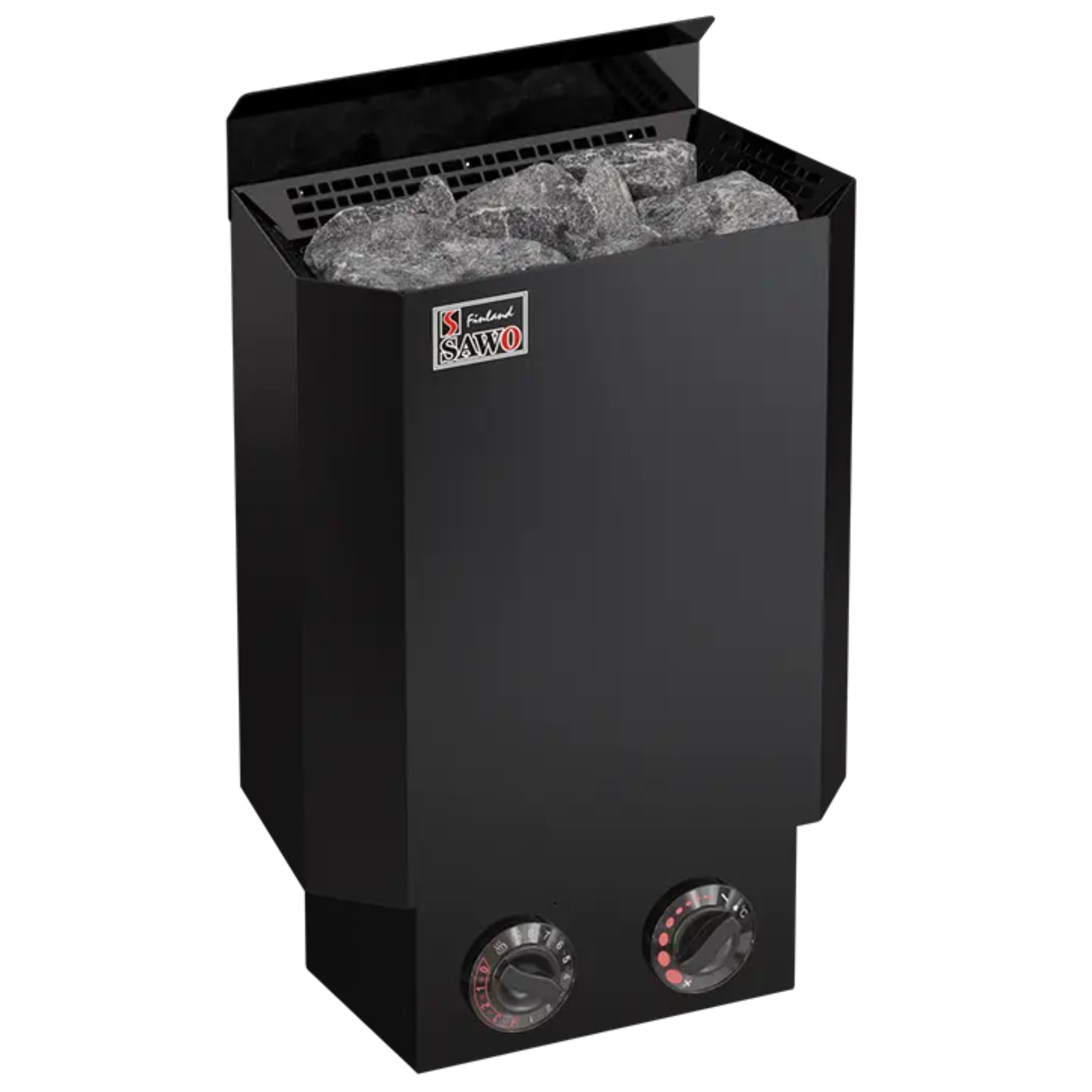 Saunakachel Nordex Mini Zwart 3.6 kW int. Besturing