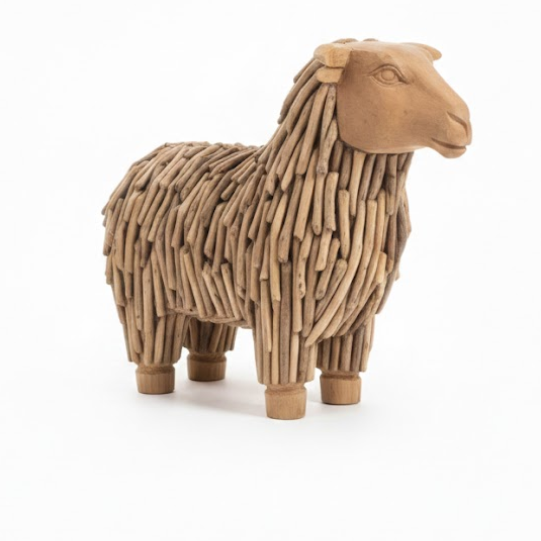 Schaap teakhout Ranting 60cm