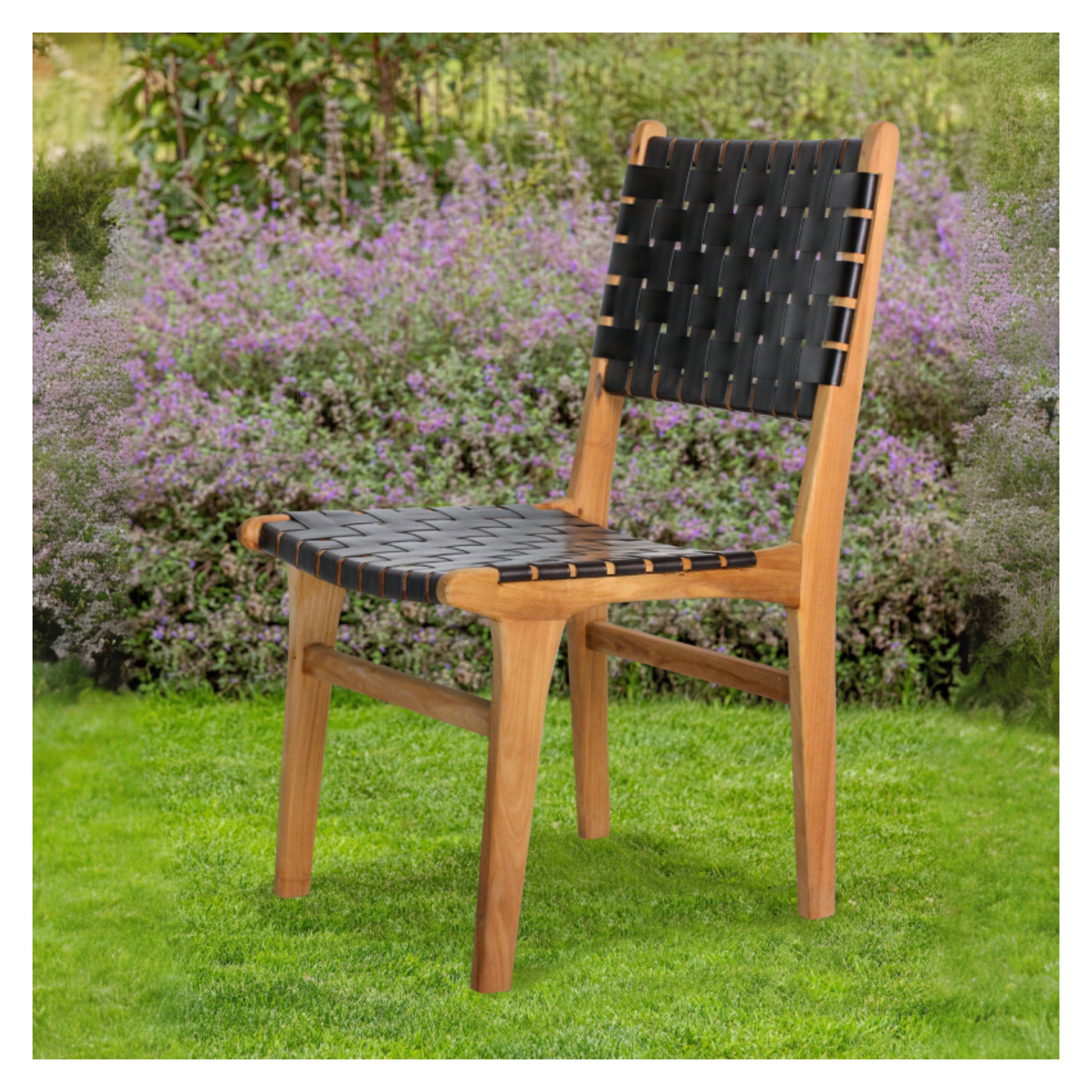 Teak tuinstoel Bantam (set van 2 stoelen)
