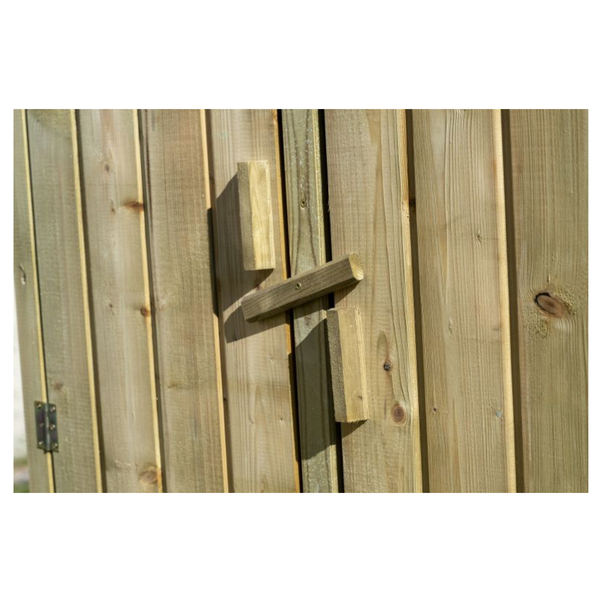 Tuinkast Vaals vuren groen geïmpregneerd incl. dakleer