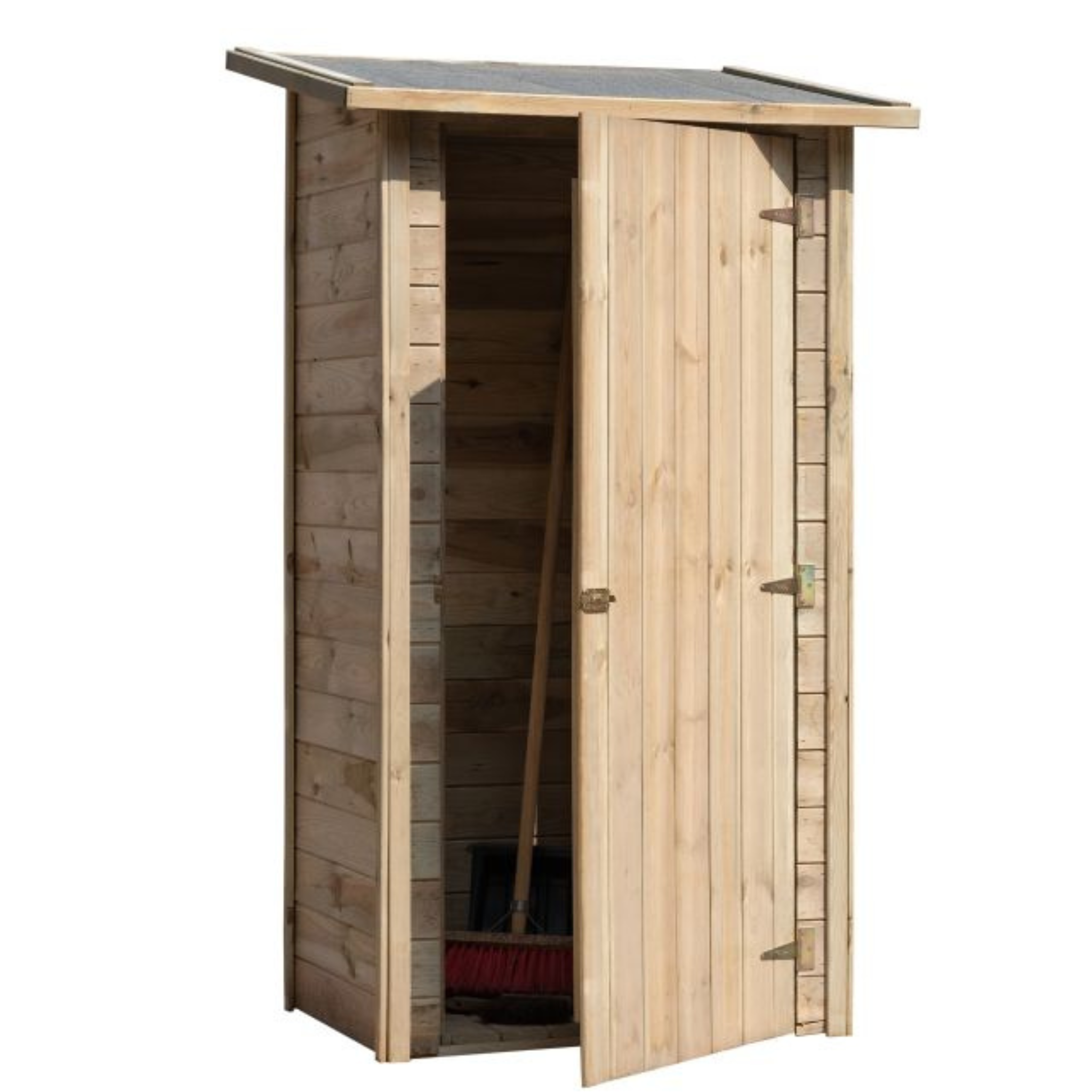 Tuinkast Veluwe vuren groen geïmpregneerd incl. dakleer