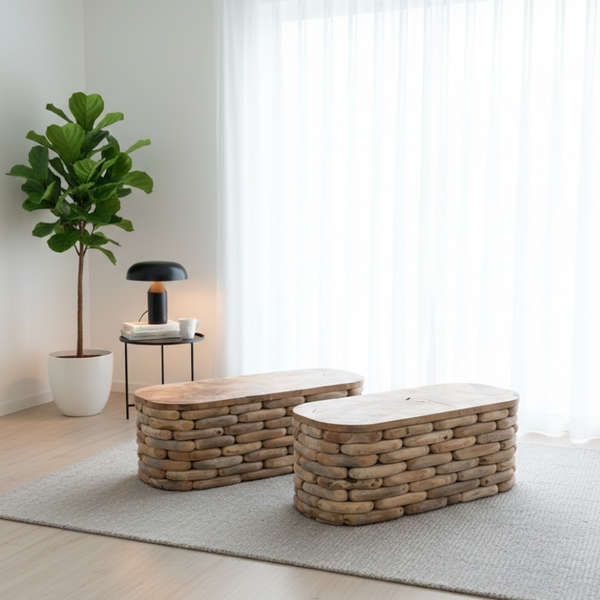 Arunja coffee tafel ovaal 100cm