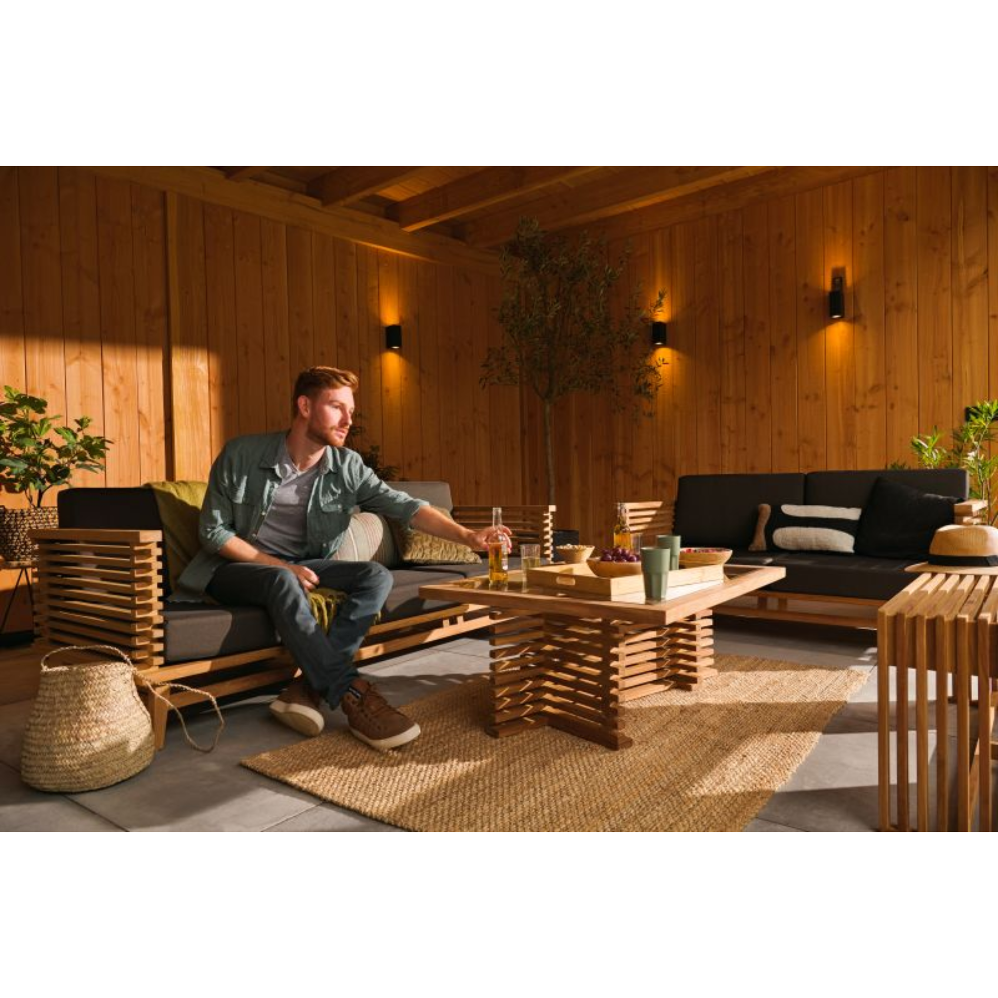 Riverside loungeset Teak