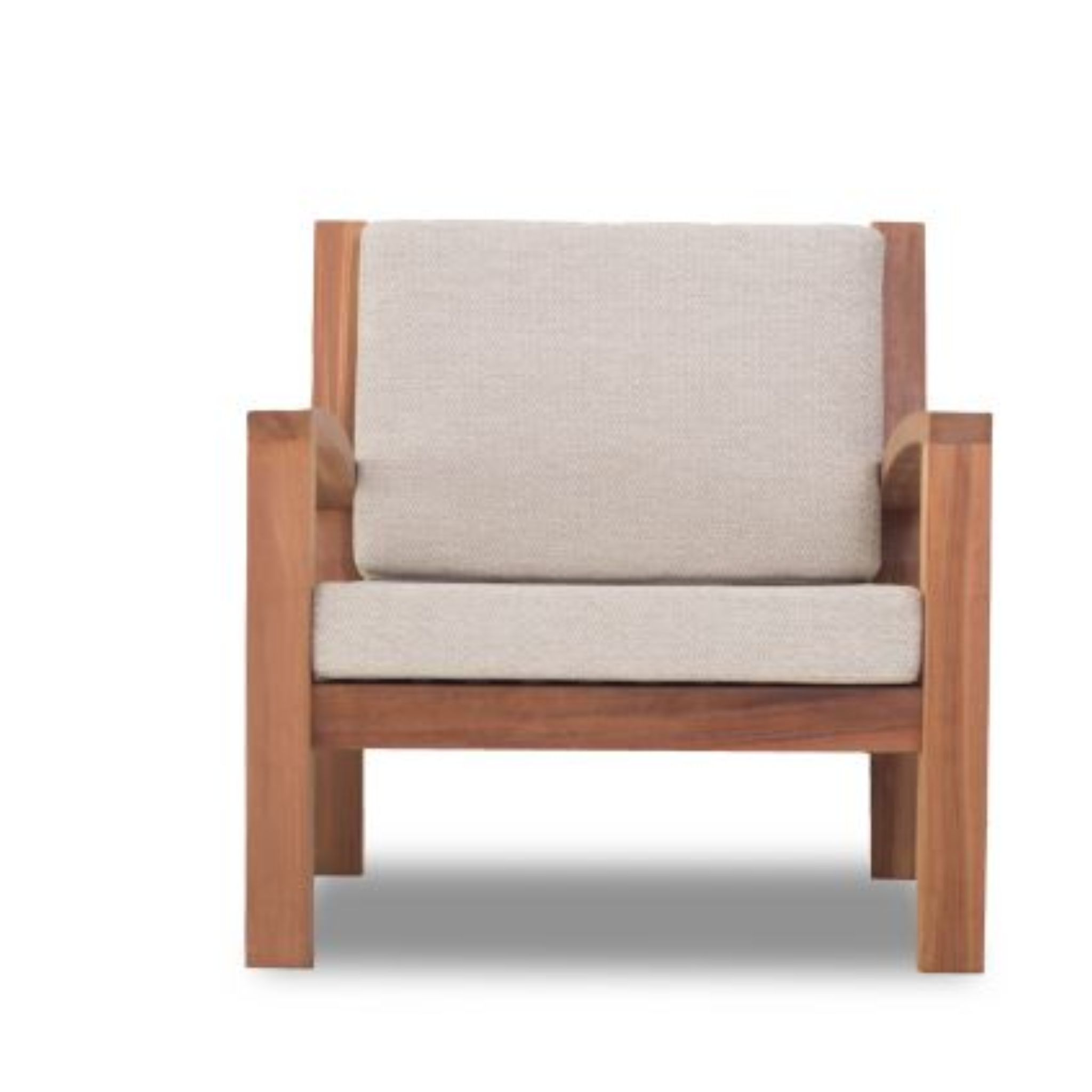 Teak modulaire lounge set Tambora – Fauteuil incl. kussens – 80 x 80 x H85 cm